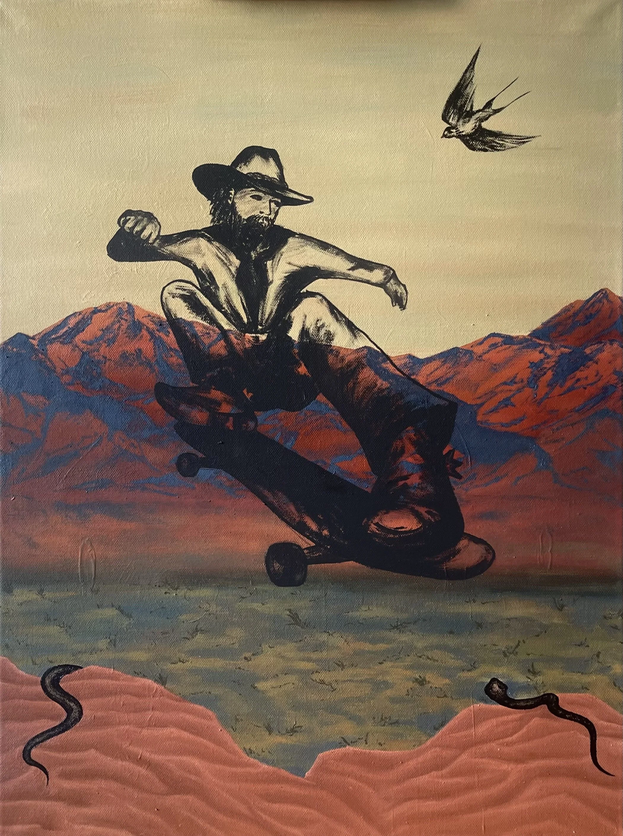 ‘Leroy’s Personal Legend’ oil on canvas
