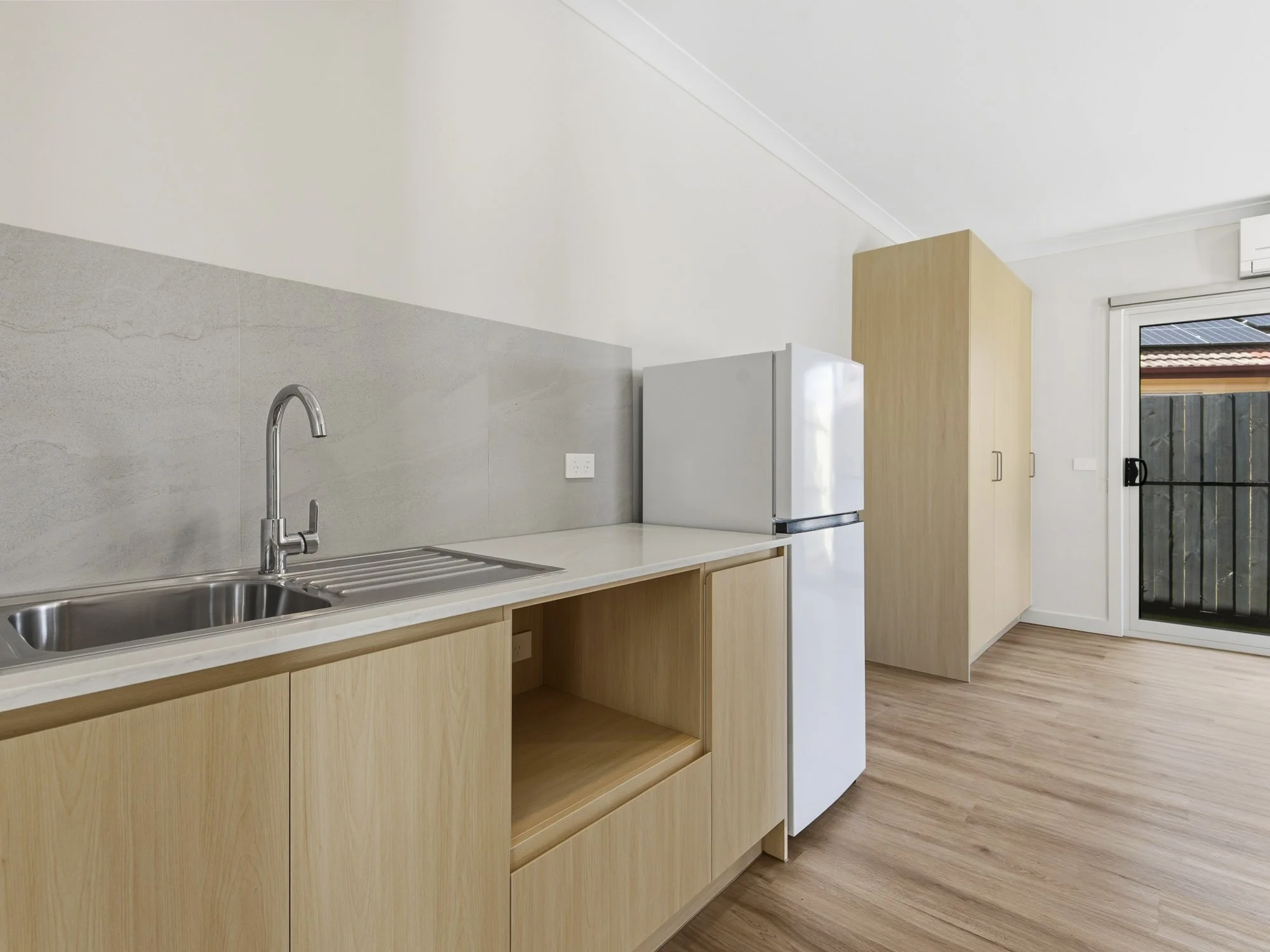 private kitchenette in a rooming house 