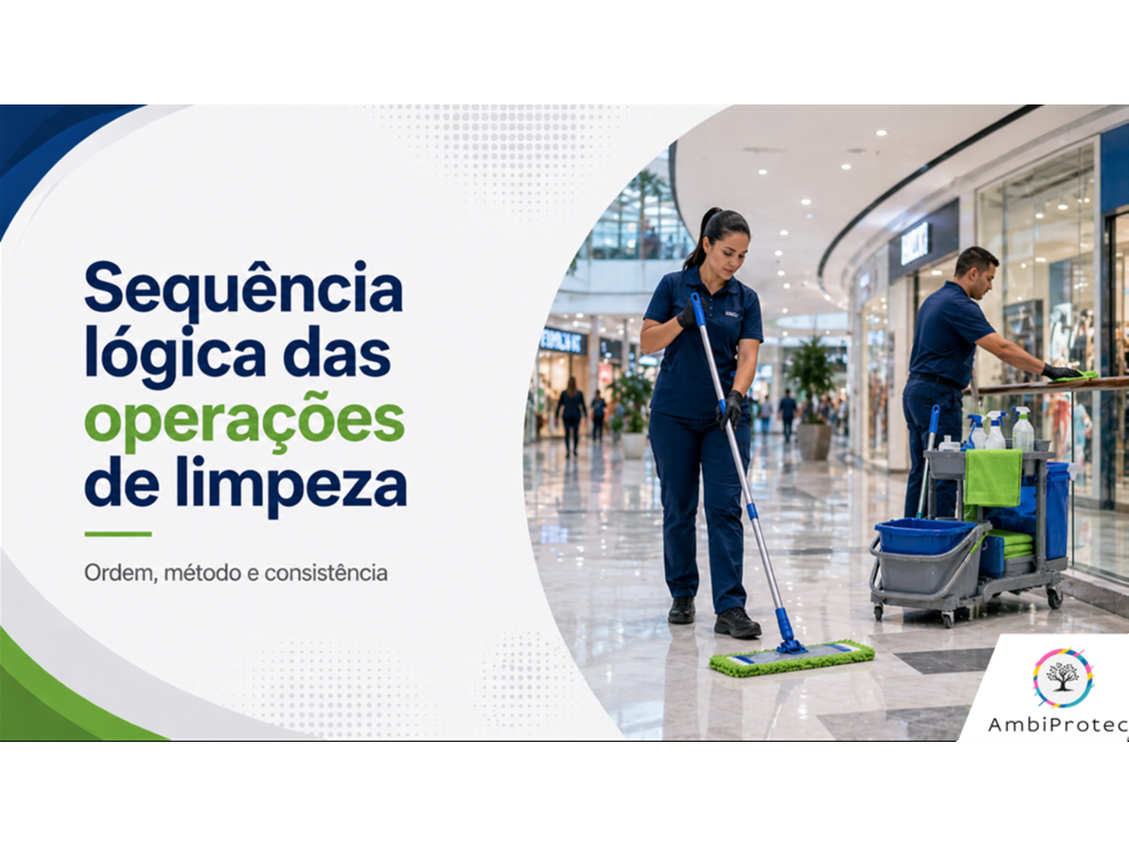 Sequência lógica das operações de limpeza: como organizar as tarefas para melhorar a eficácia e evitar falhas