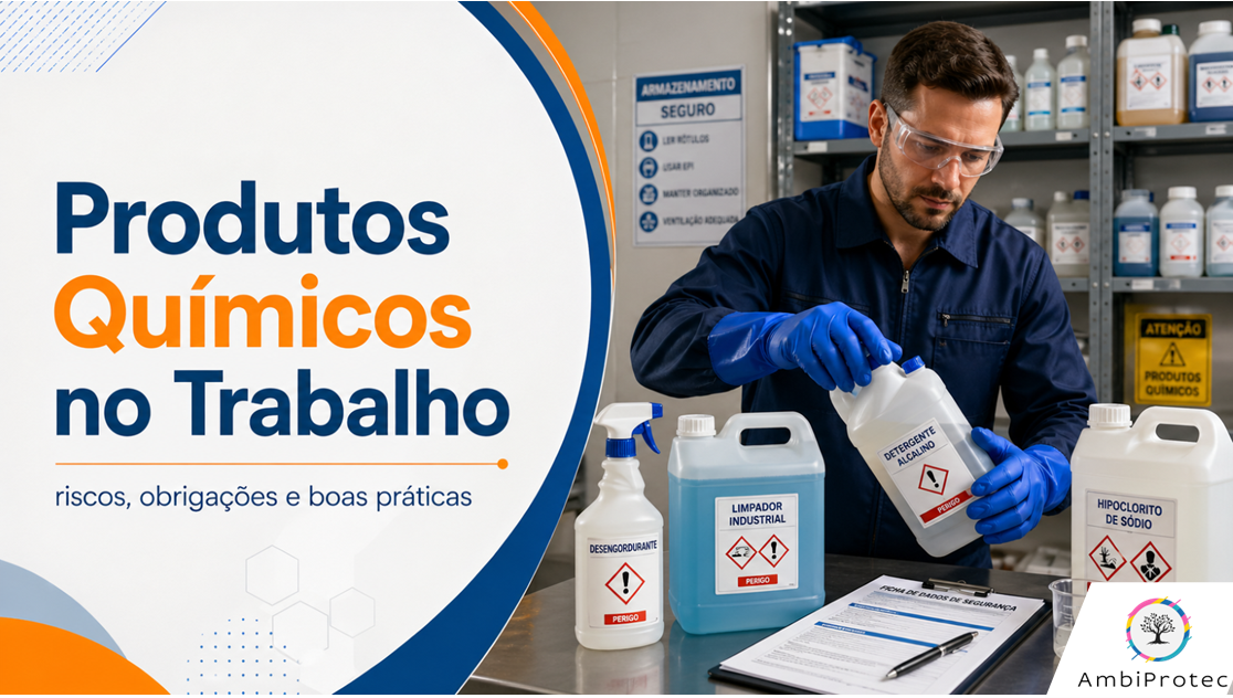 Produtos Químicos no Trabalho: riscos, obrigações e boas práticas para empresas