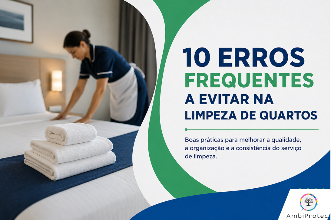 10 erros frequentes a evitar na limpeza de quartos