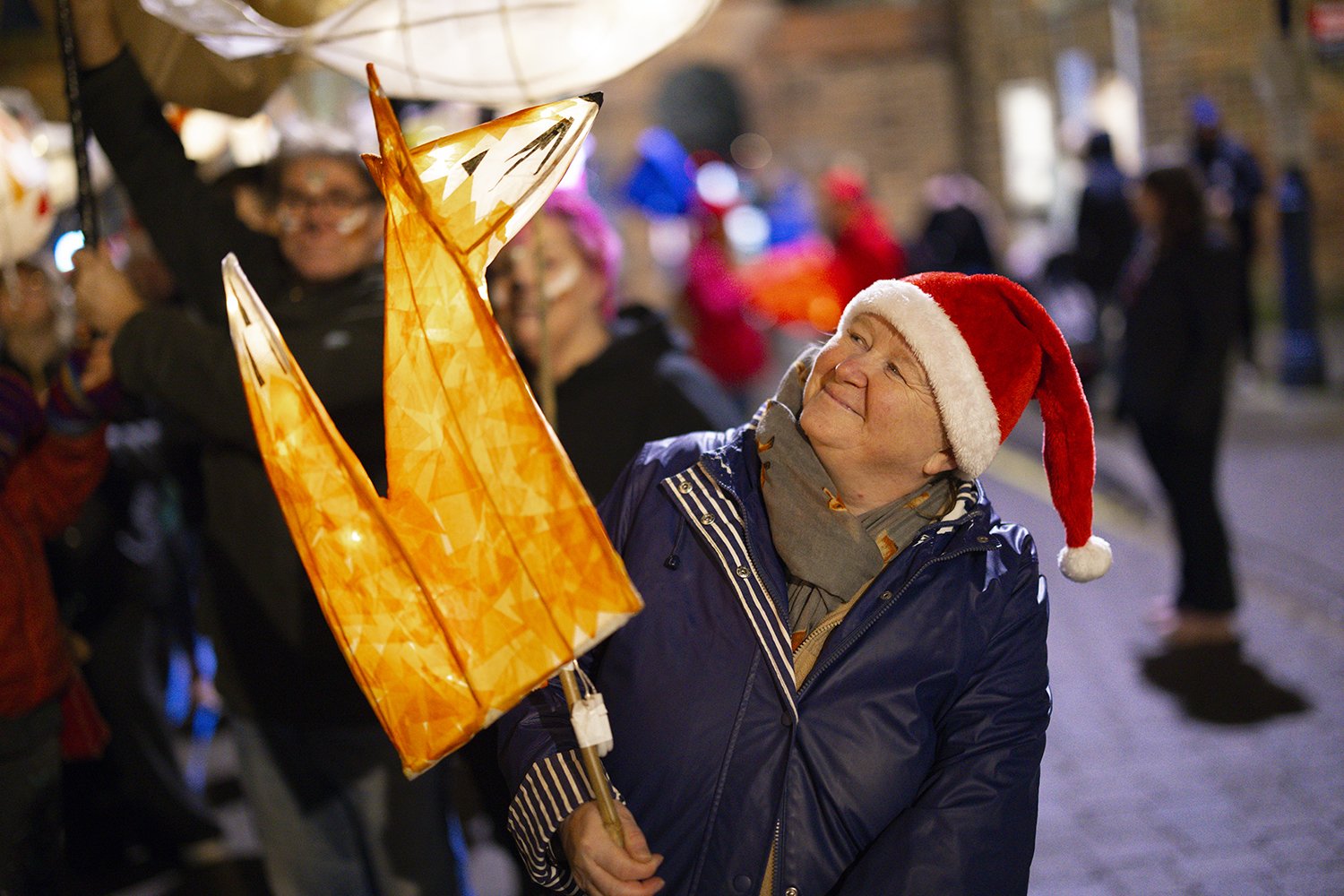 Lantern foxes made for Illuminate