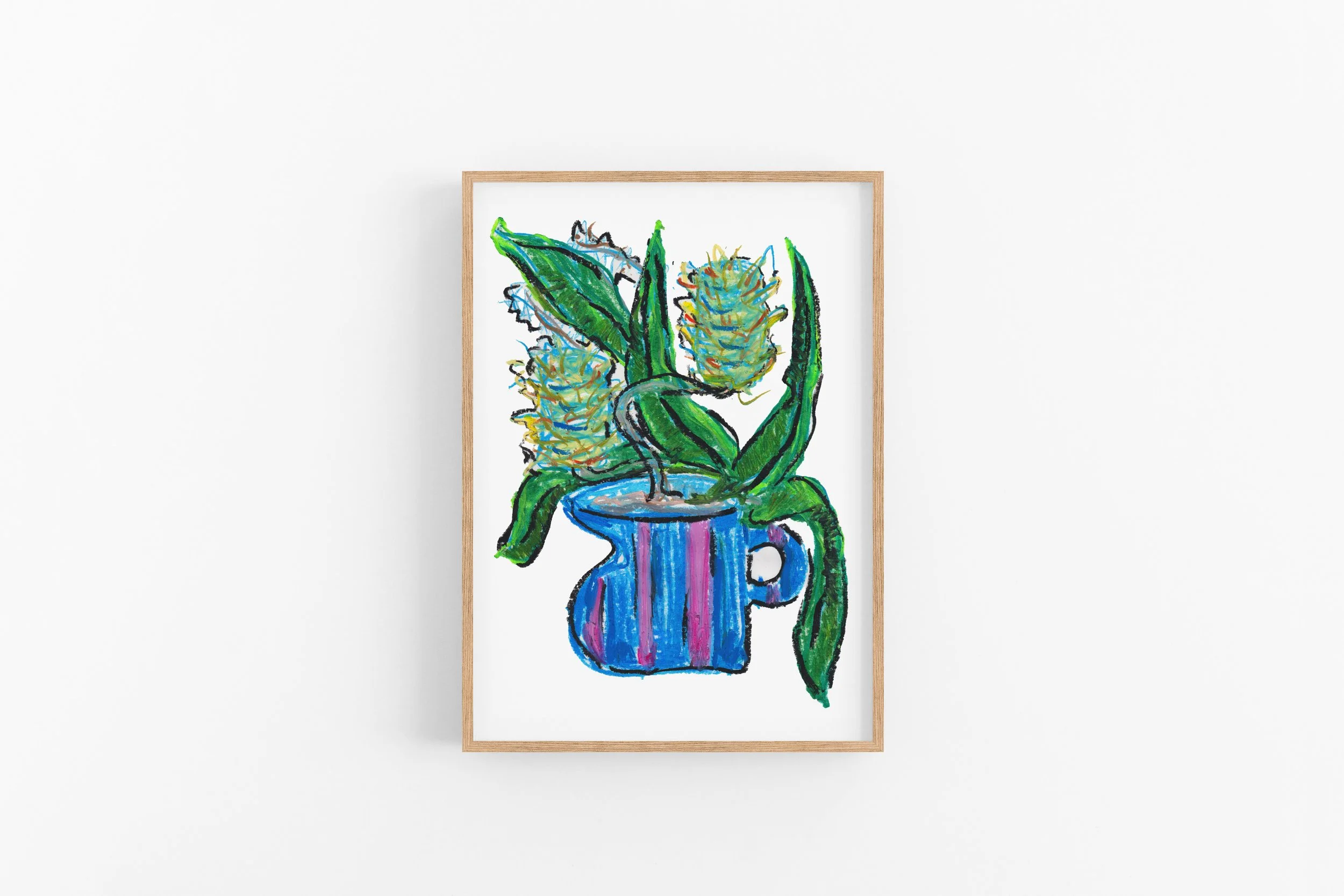 'Banksia in Blue' Original