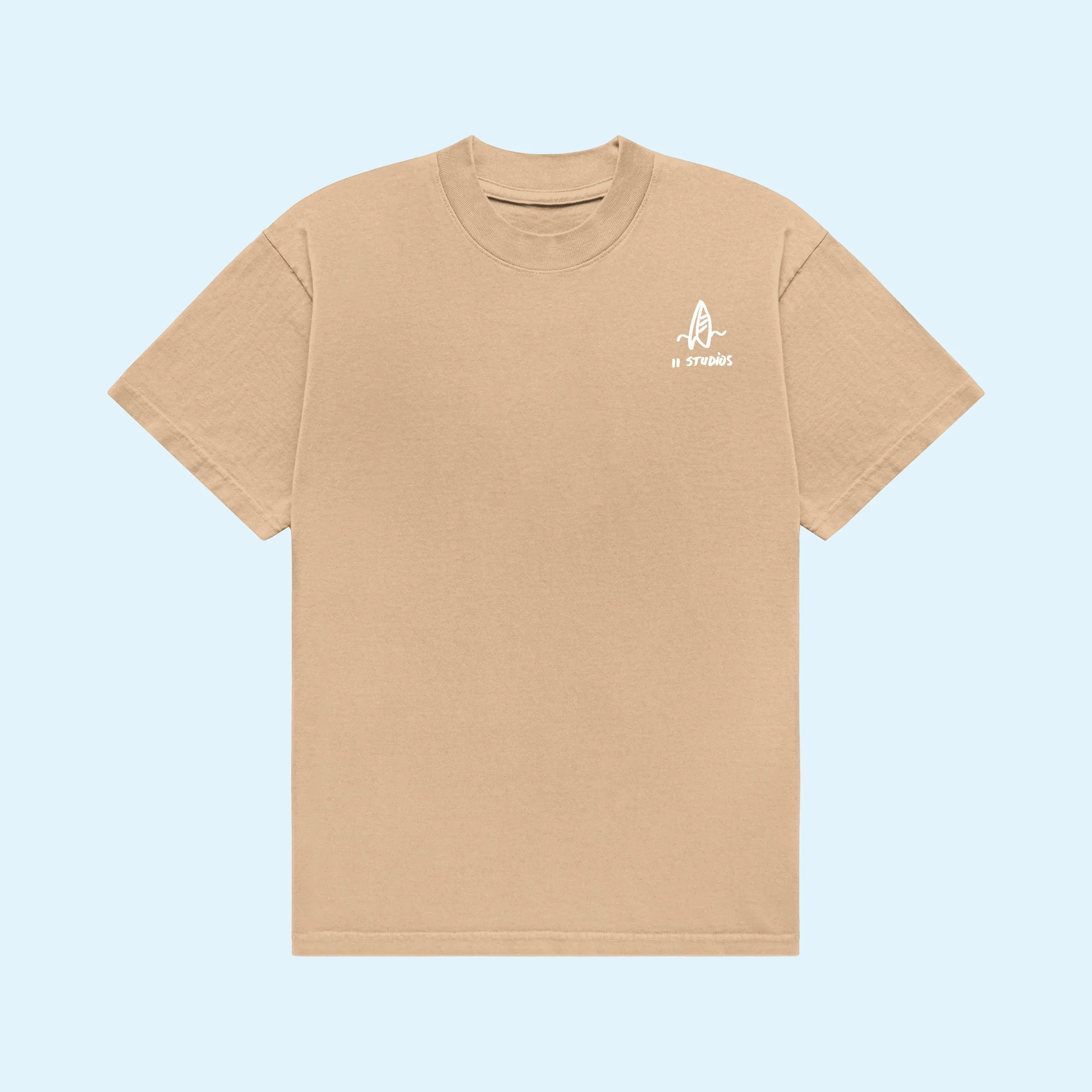 'Surfboard' Hemp / Cotton Tee