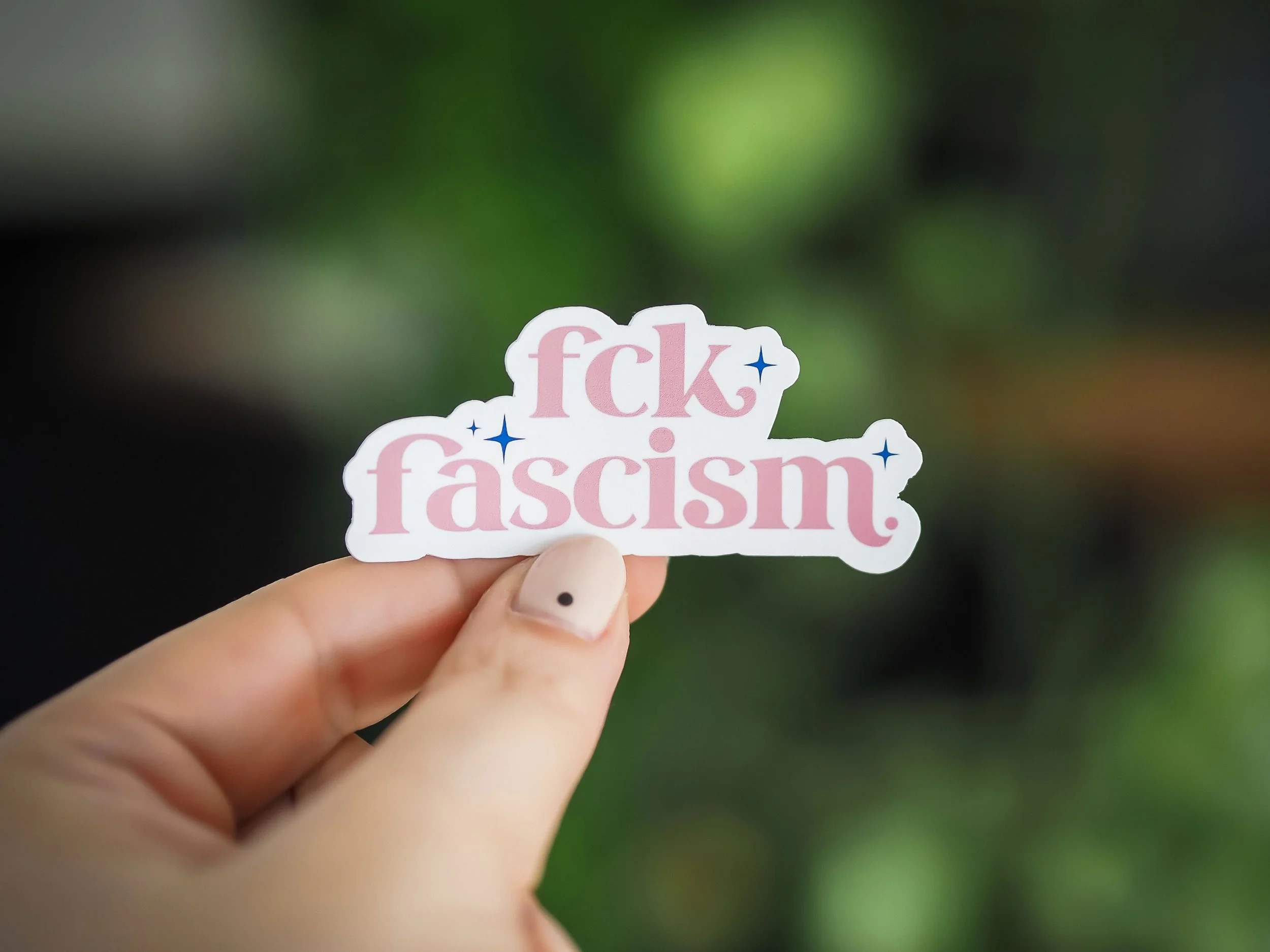 fck fascism Sticker