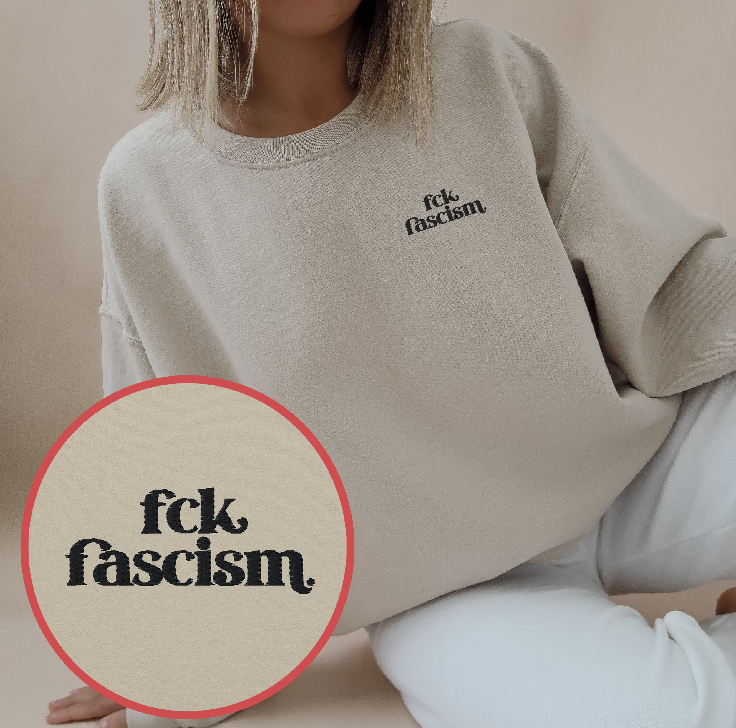 fck fascism Sweatshirt