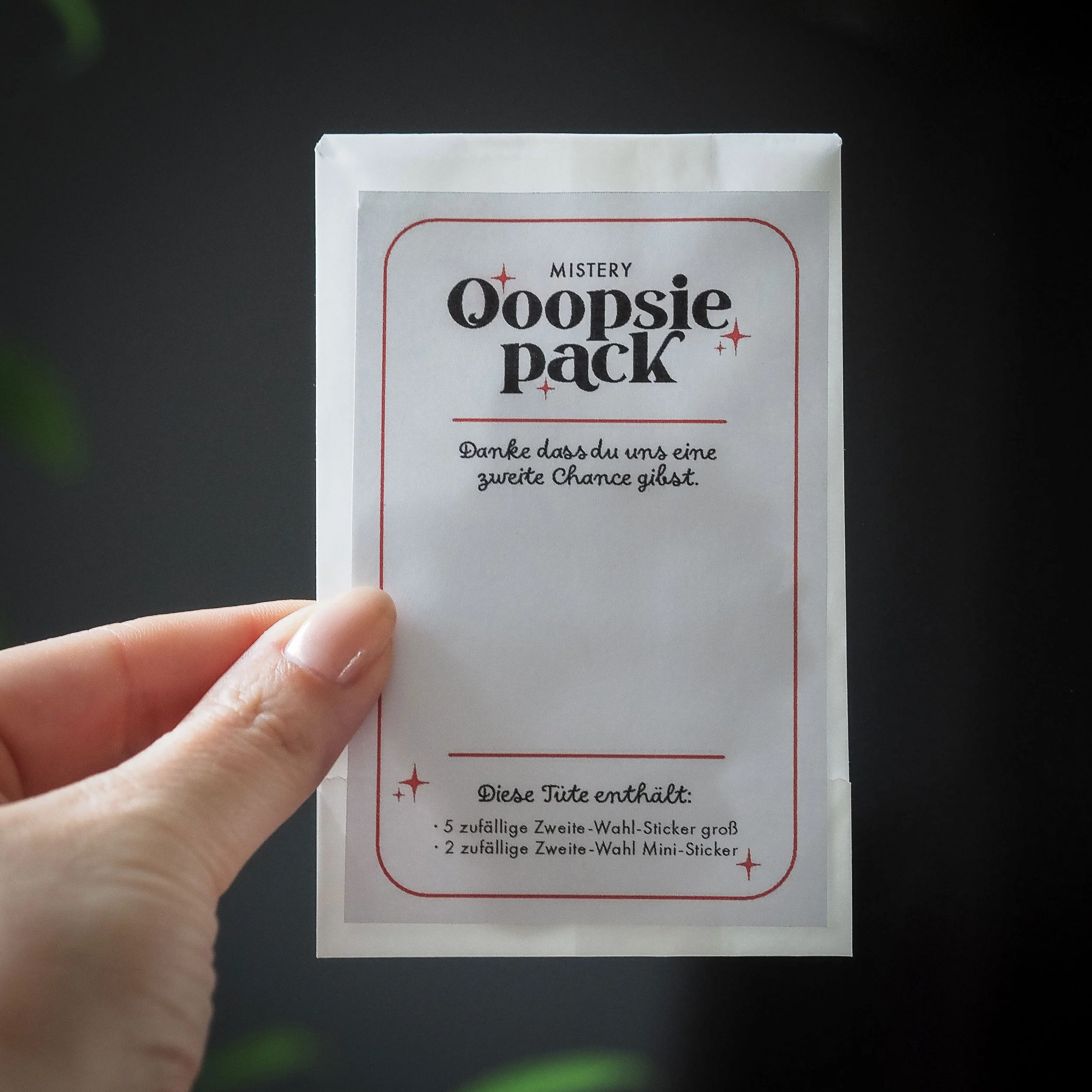 Oopsie Sticker Pack, zweite Wahl Überraschungspaket