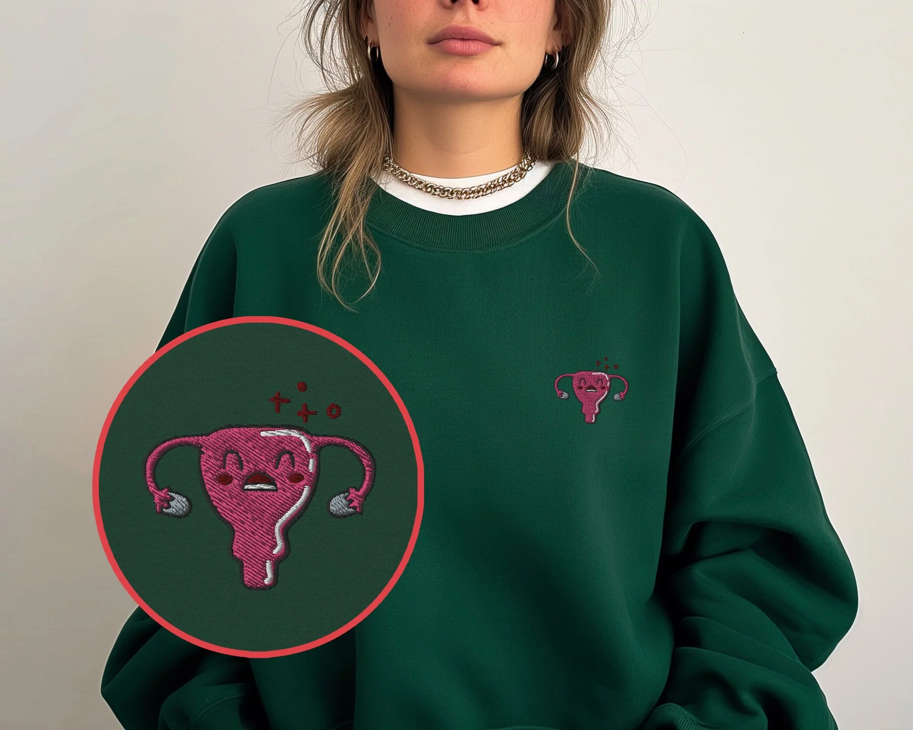 frustierter Uterus Sweatshirt