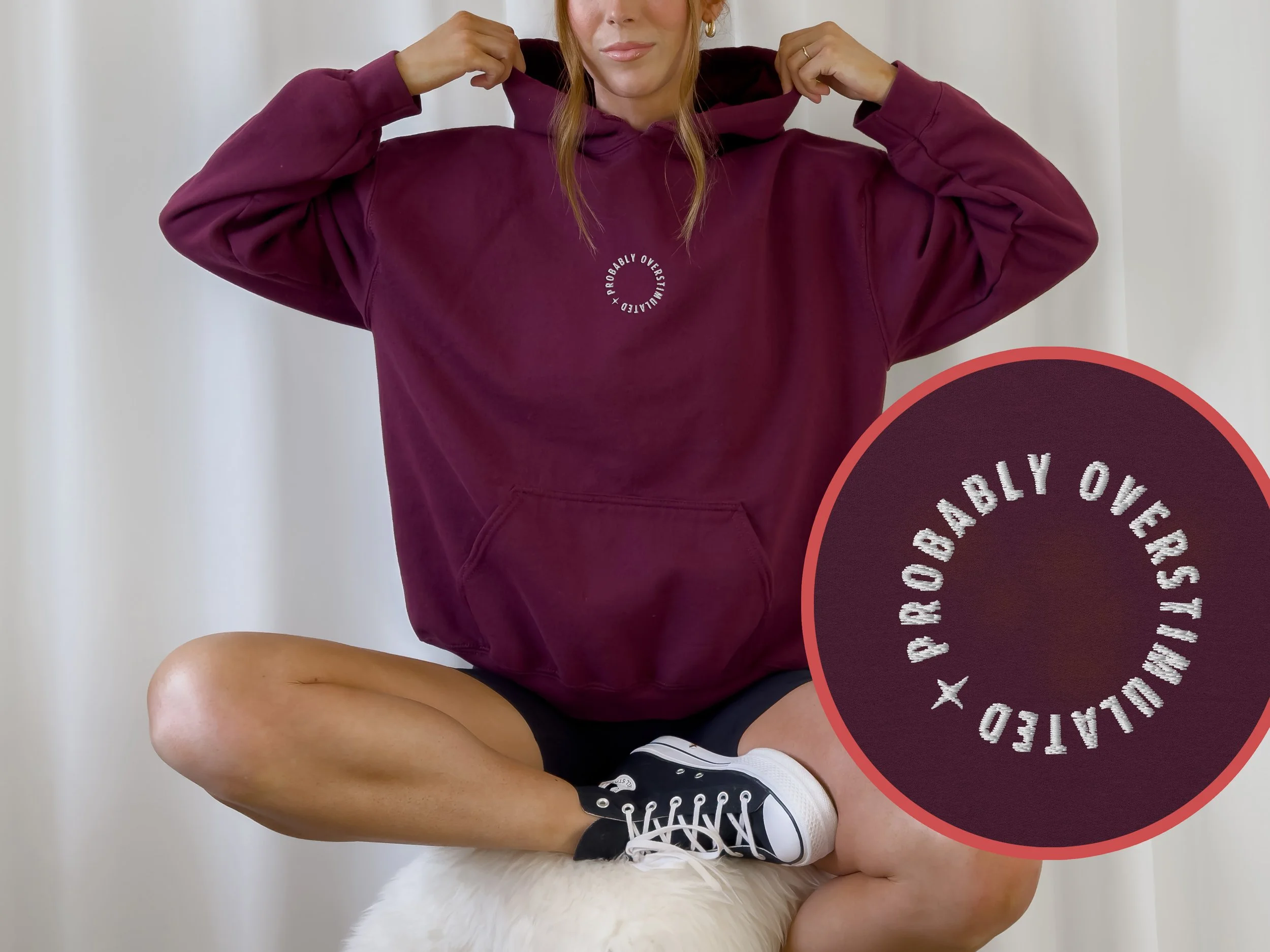 probably overstimulated Hoodie