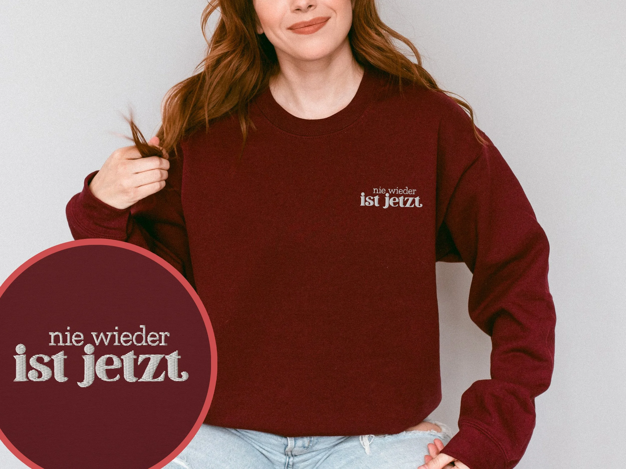 nie wieder ist jetzt Sweatshirt