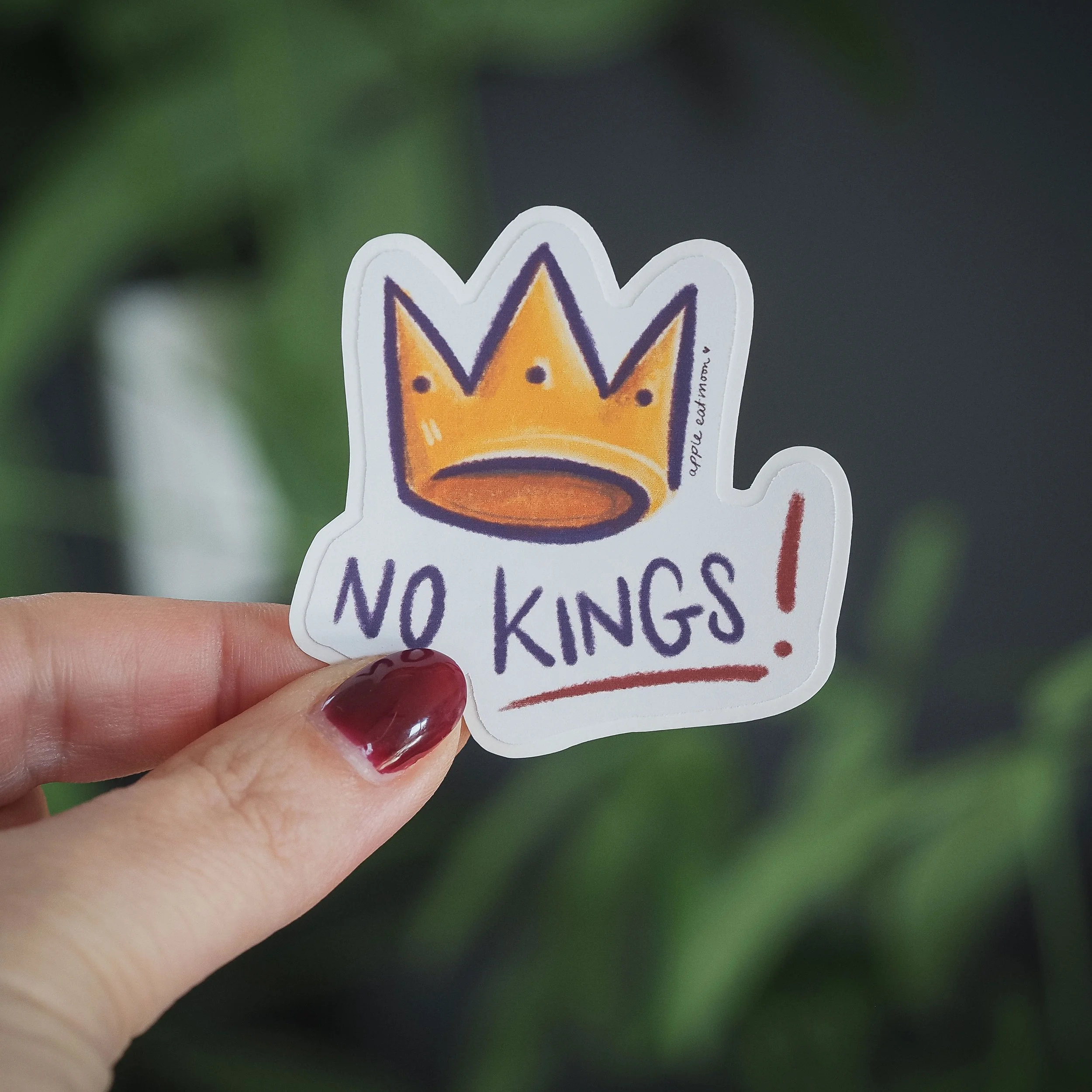 no Kings Sticker