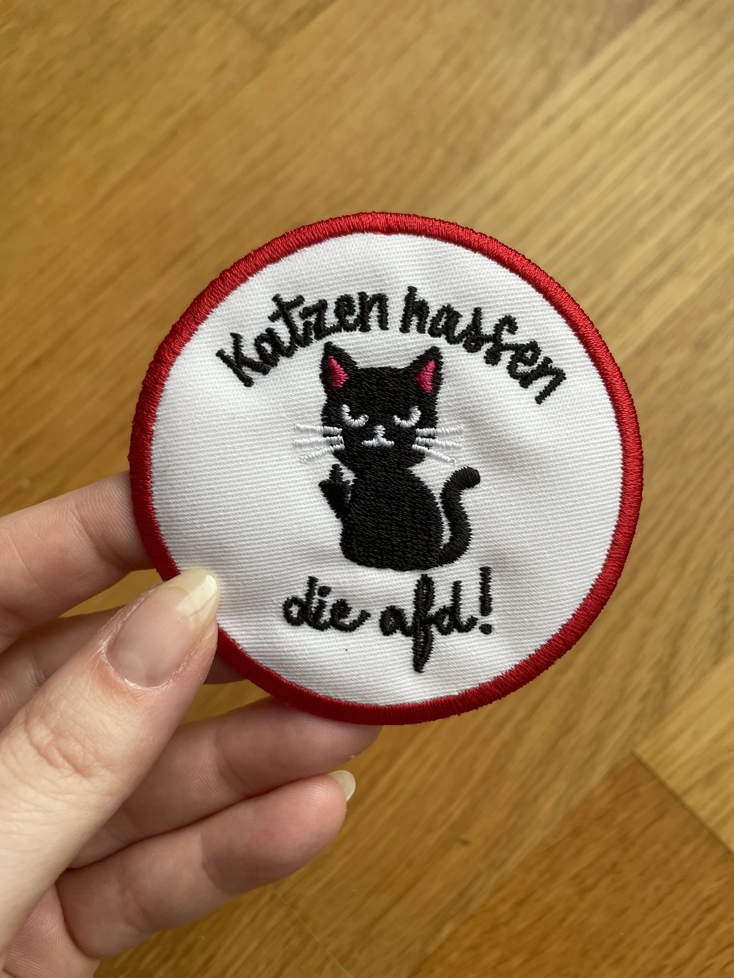 Katzen hassen die AFD Patch