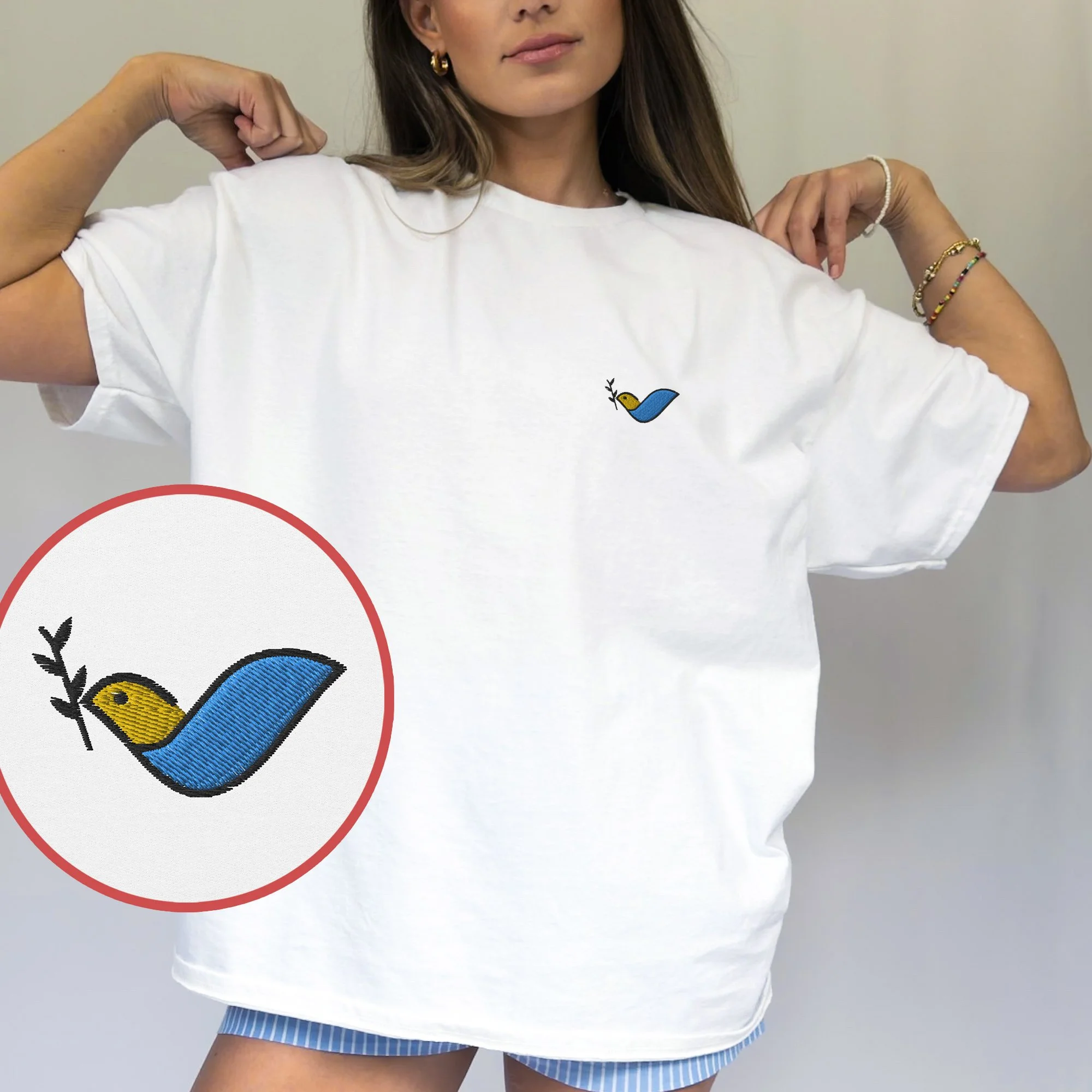 Friedenstaube Ukraine T-Shirt