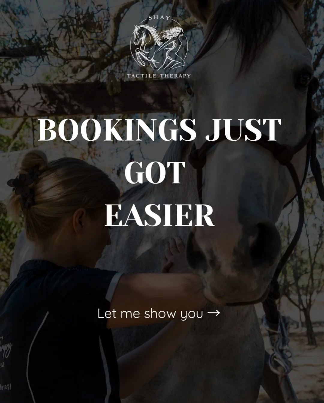 New booking system is live🙌

I&rsquo;ve made a few changes behind the scenes to make everything smoother, more accessible, and to support those of you wanting consistent care, not just one-off sessions.

&bull; Updated equine pricing (all include tr