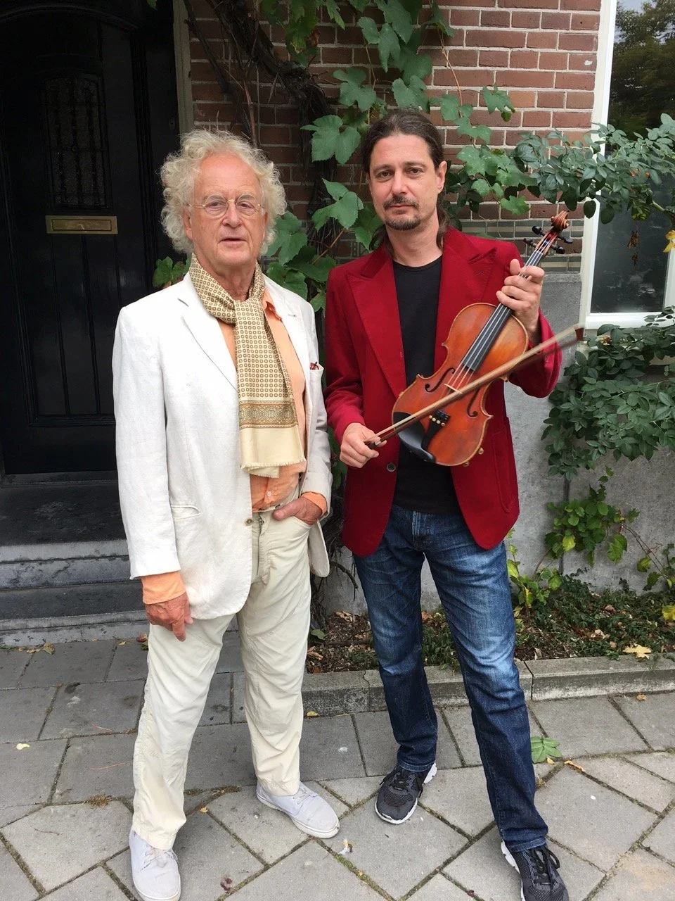 Duo Loek Dikker Friedmar Hitzer in Pianola Museum