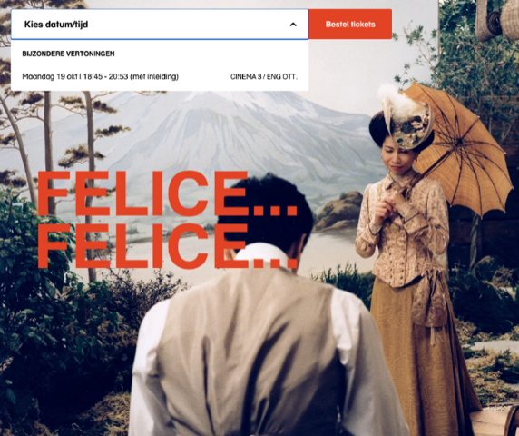 Vertoning van gerestaureerde ‘Felice… Felice…” op 19 oktober in Eye 