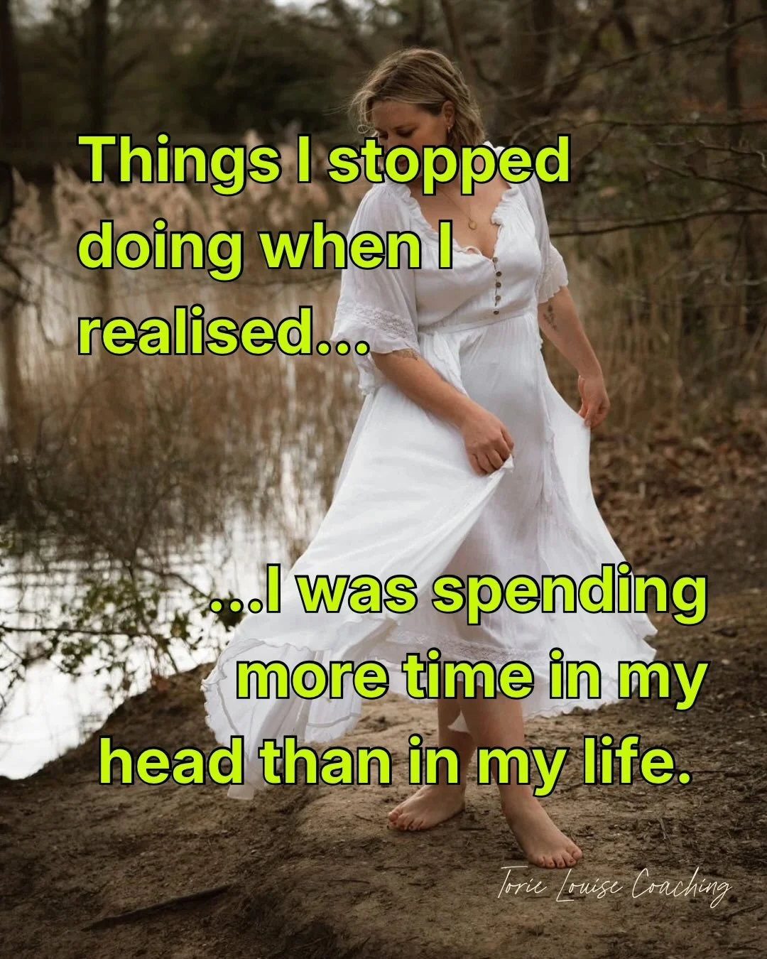 Wow. The amount of mental energy I used to burn, either replaying the past or rehearsing the future.

I&rsquo;m exhausted thinking about how exhausting it was. 😮&zwj;💨

Tell me, do any of these resonate?