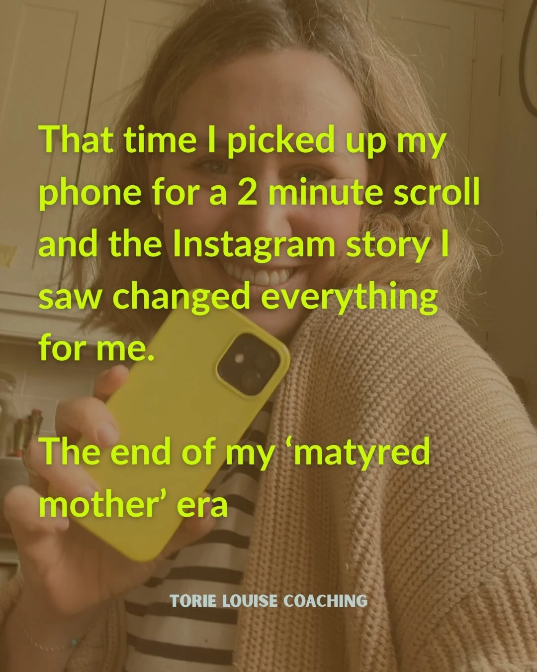 I messaged my friend yesterday, to check that she was happy for me to share this story. And to remind her of how inspiring it was for me. 

The women who&rsquo;ve been in my programs know part of this story. 

Of how an absent minded scroll on a rand