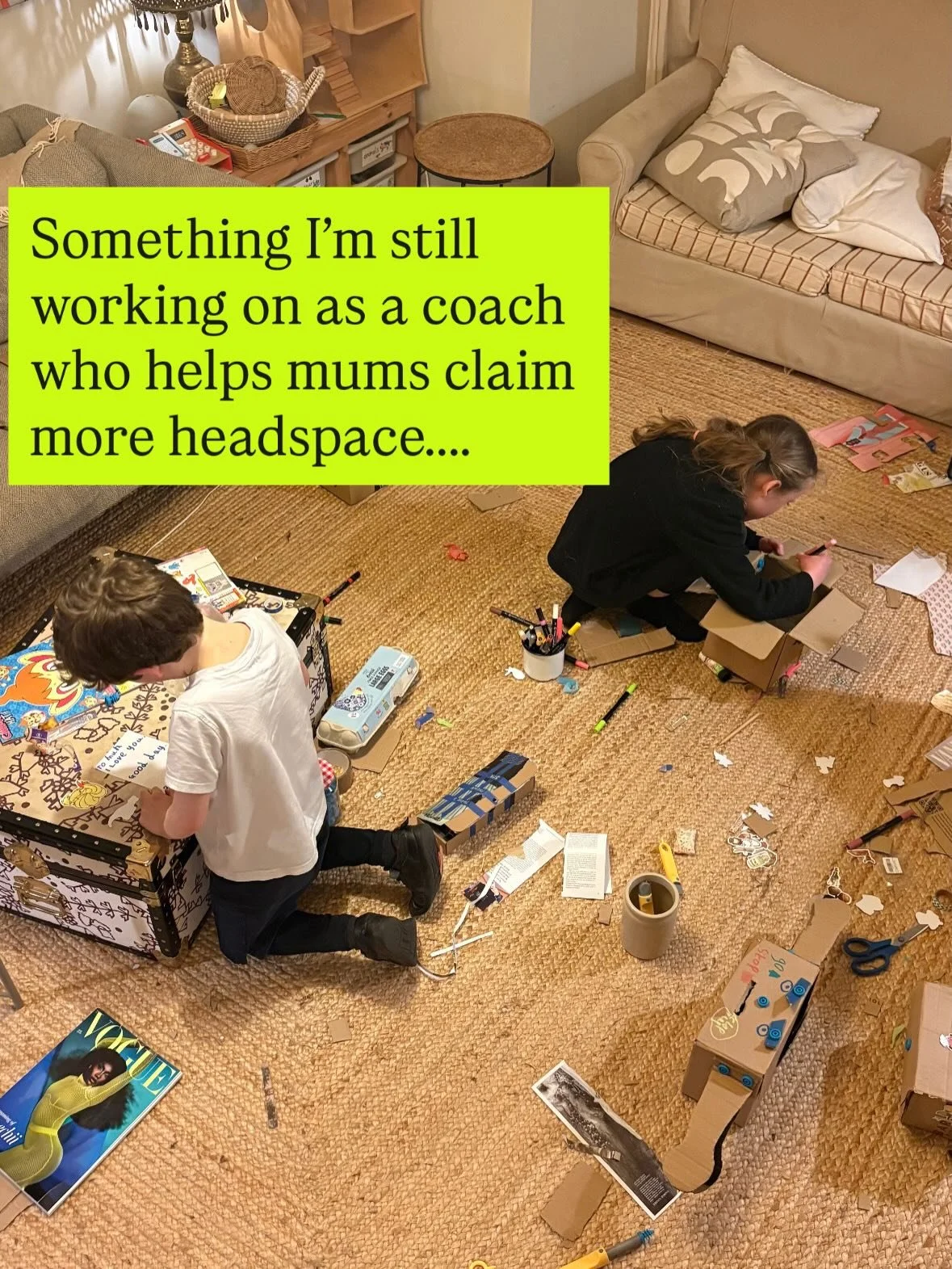 Ahhhhh, I needed that so much. 

Literally just an hour of cutting and sticking with no screen on, no snack requests, no Taylor Swift playing and *almost* no discussions about Pokemon. 

The best. ✨