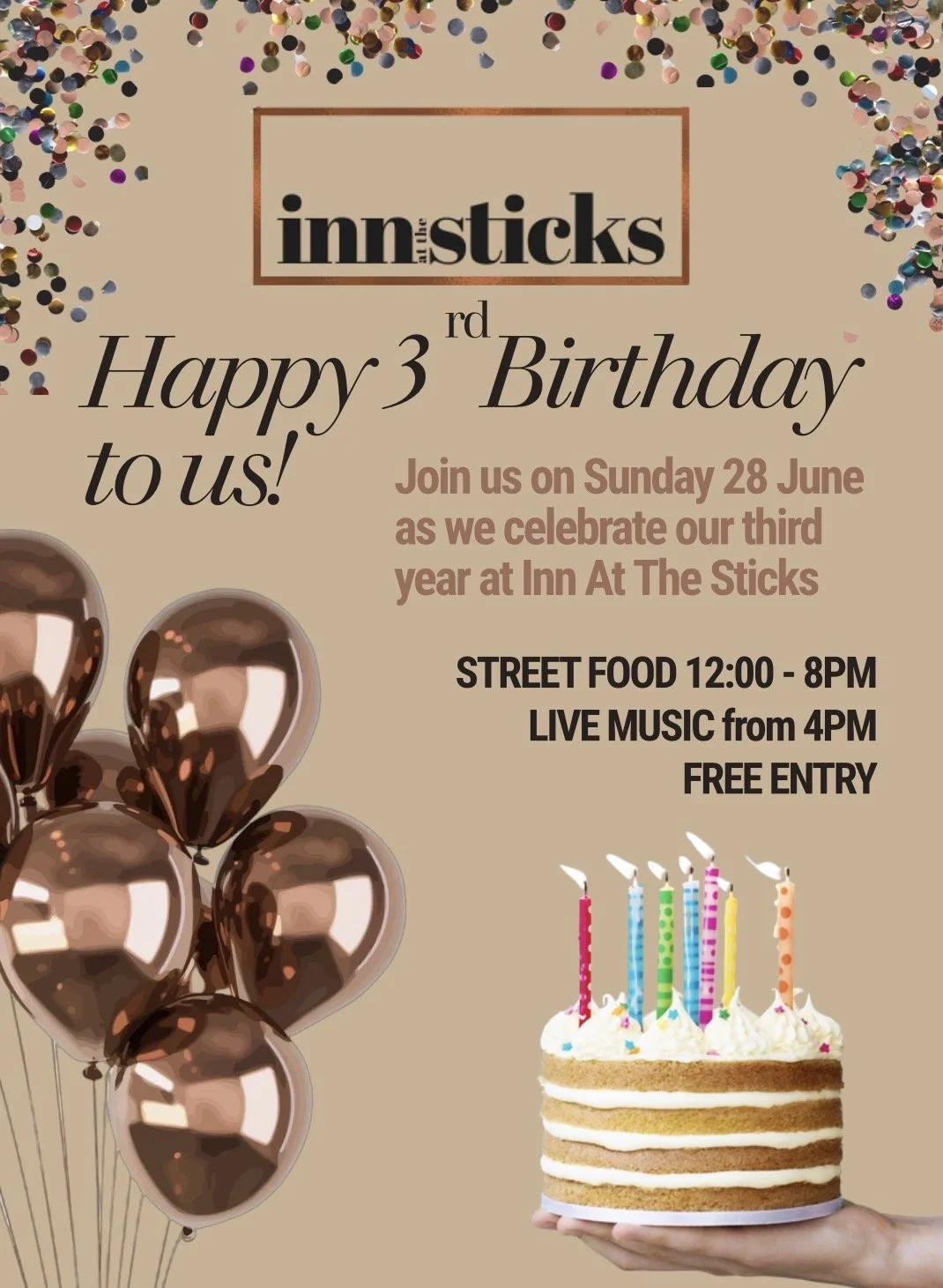 Sticks Birthday Bash