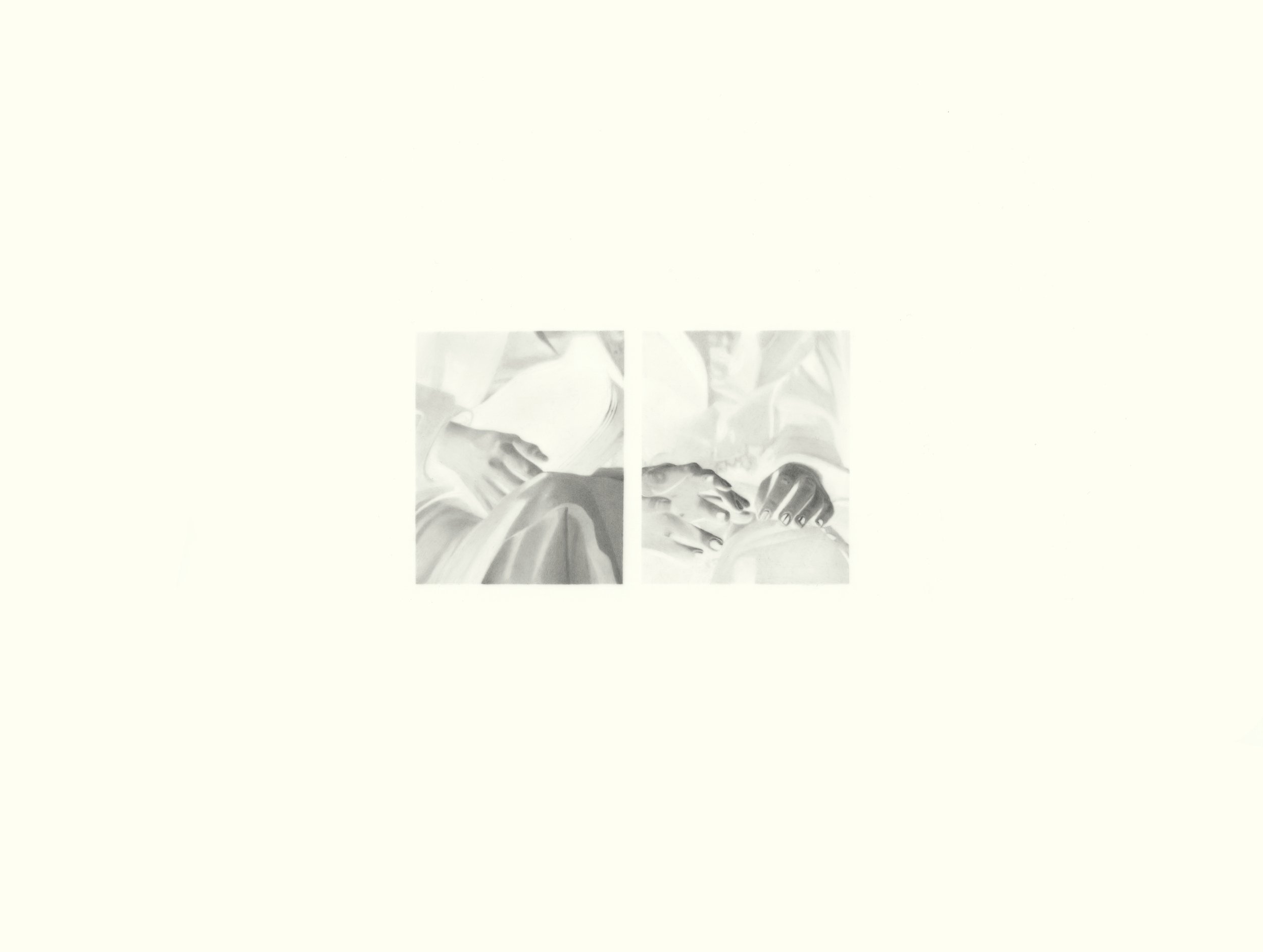 It's a secret, 2024
Pencil on drafting film
6.1 x 10.5 cm
