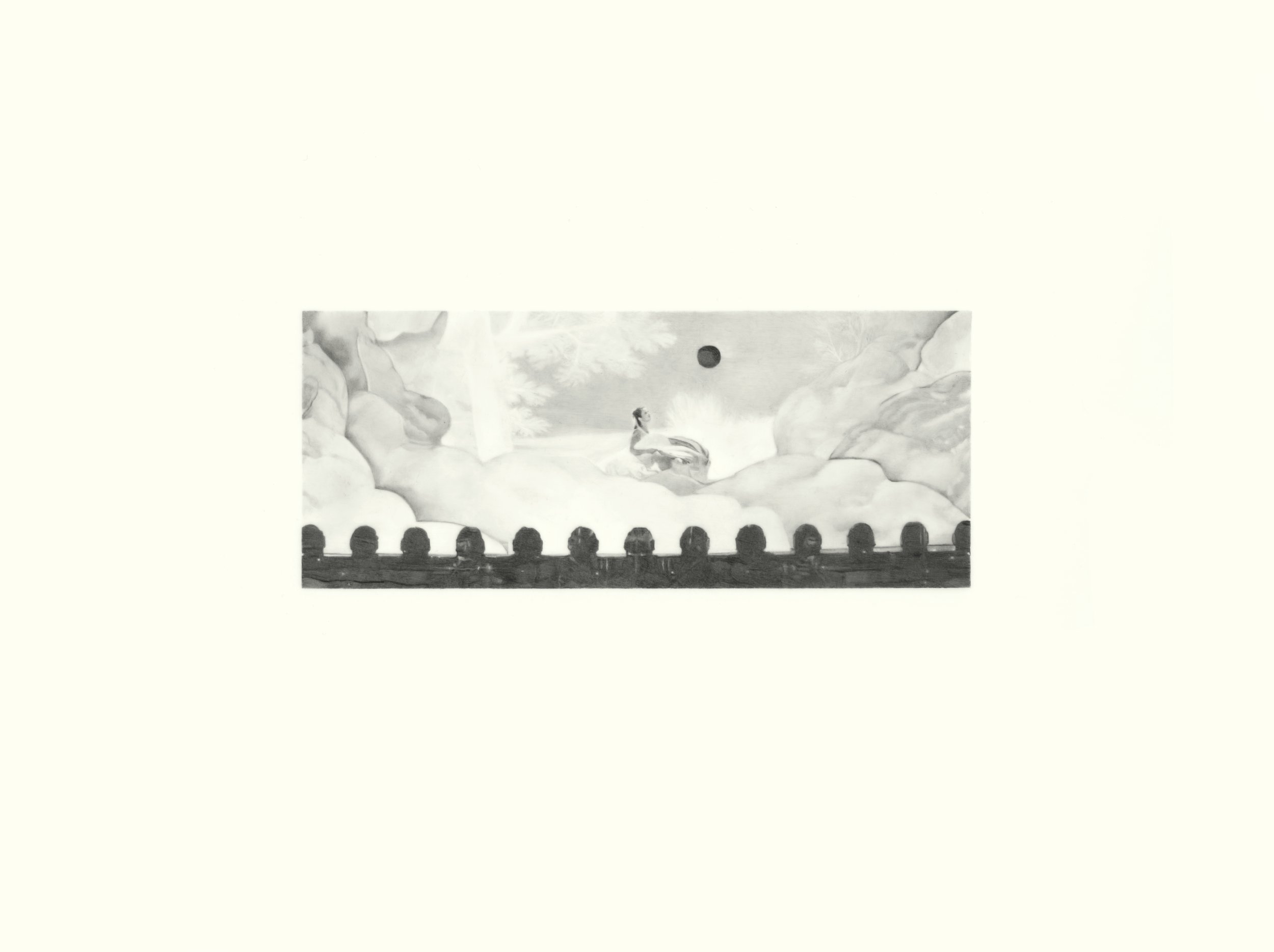 You can summon the memory, 2025
Pencil on drafting film
6.7 x 16 cm