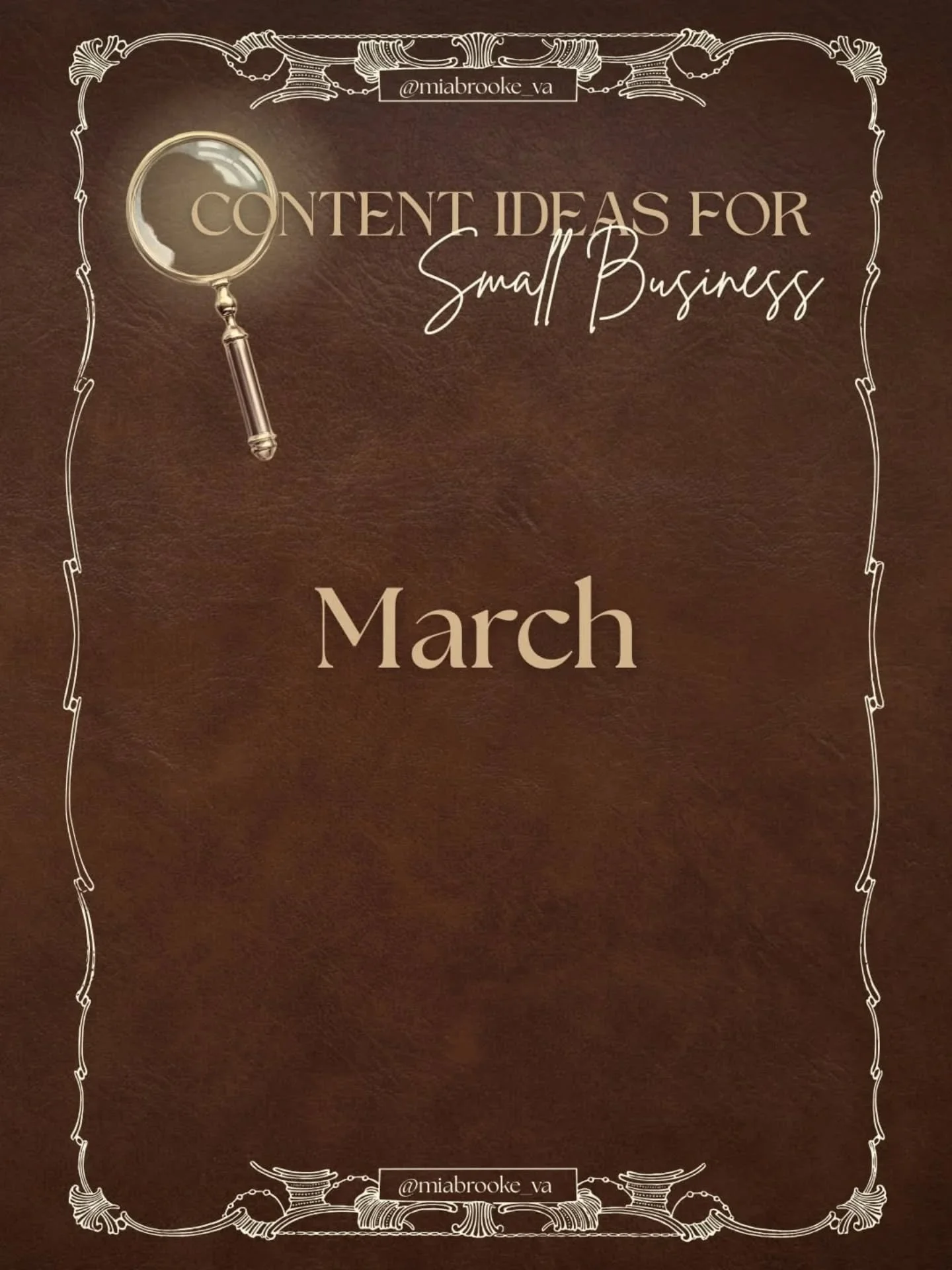 Wooowweeee Mad March has really taken effect. 

If your chasing your tail (a little like me this month 😅) heres a couple ideas to get those creative juices flowing. 

#ContentIdeas
#March 
#SmallBusiness