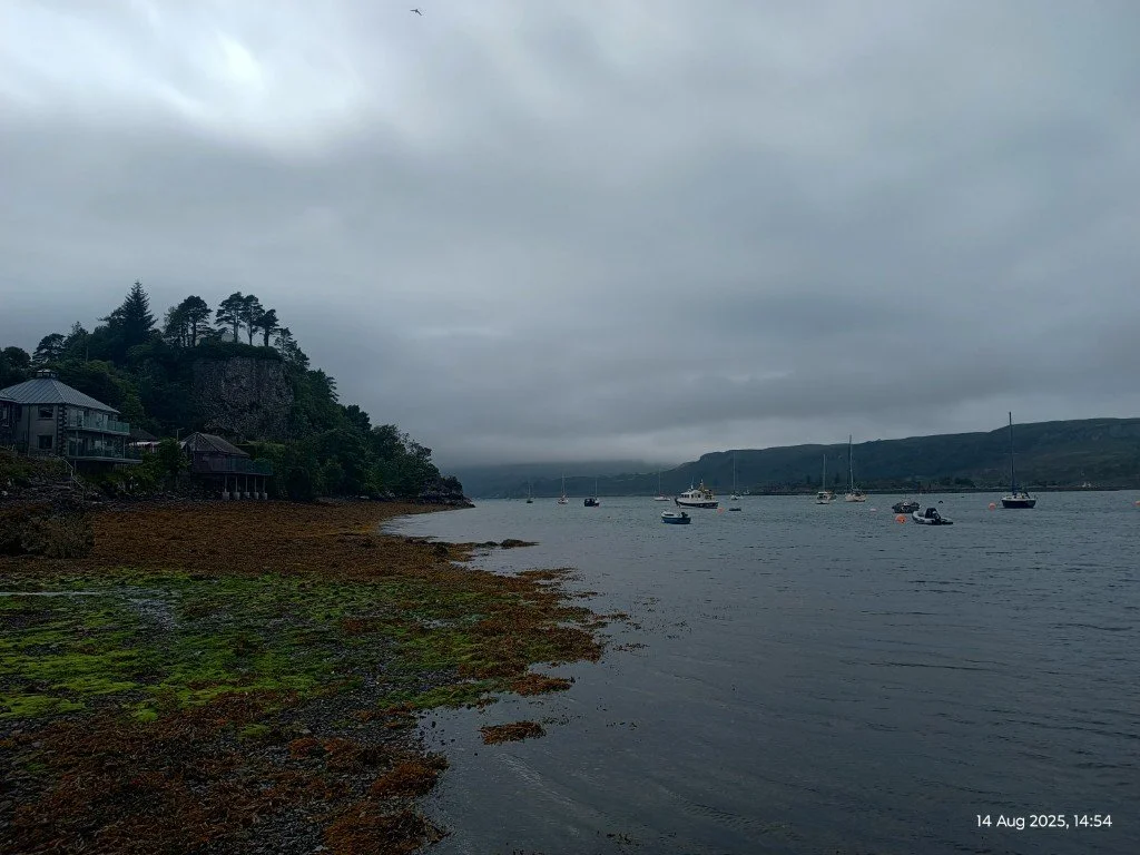 Moody weather.