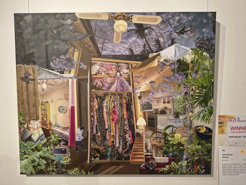 Dollface by KHR Stewart. This won the 'Most Outstanding 2D' art prize.