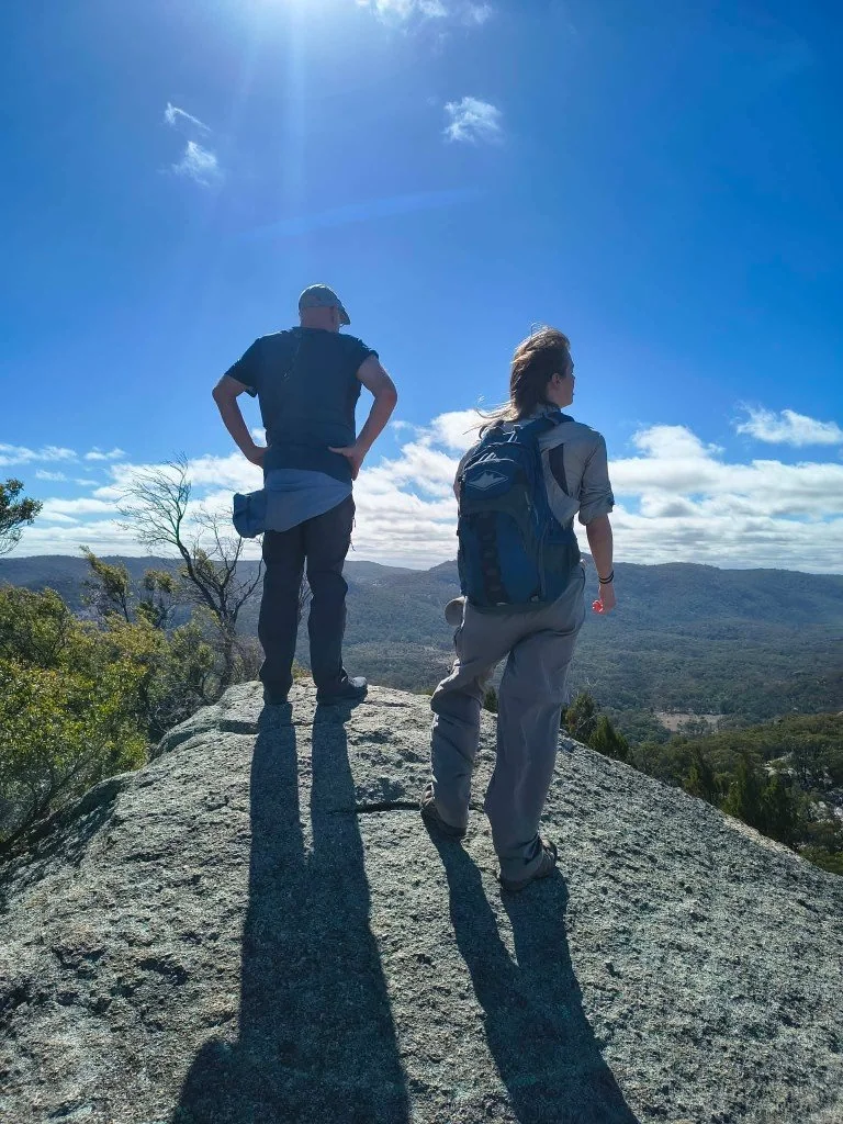 At the summit...