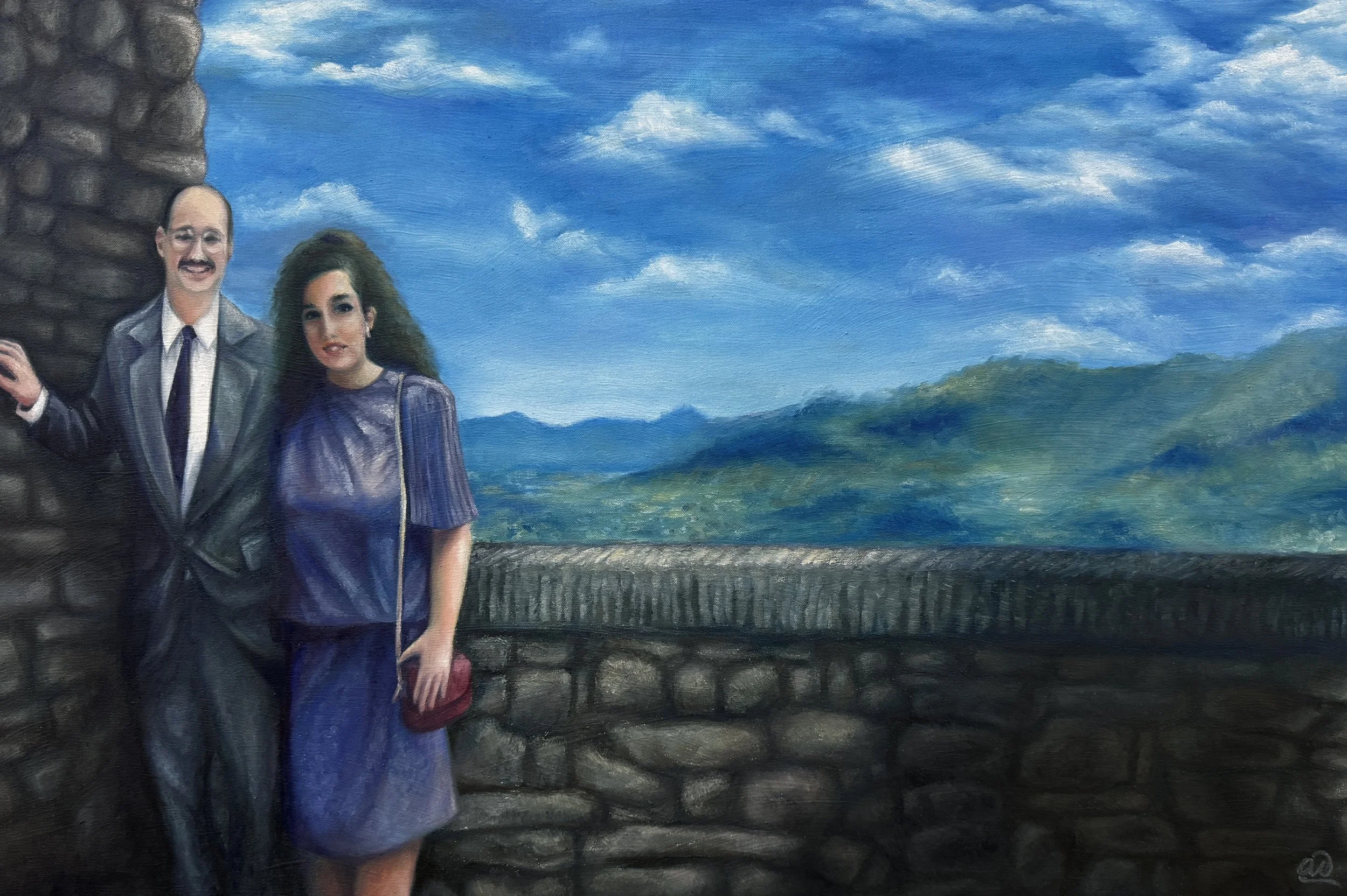 
The View I Dreamed of Seeing, Oil on canvas, 2025