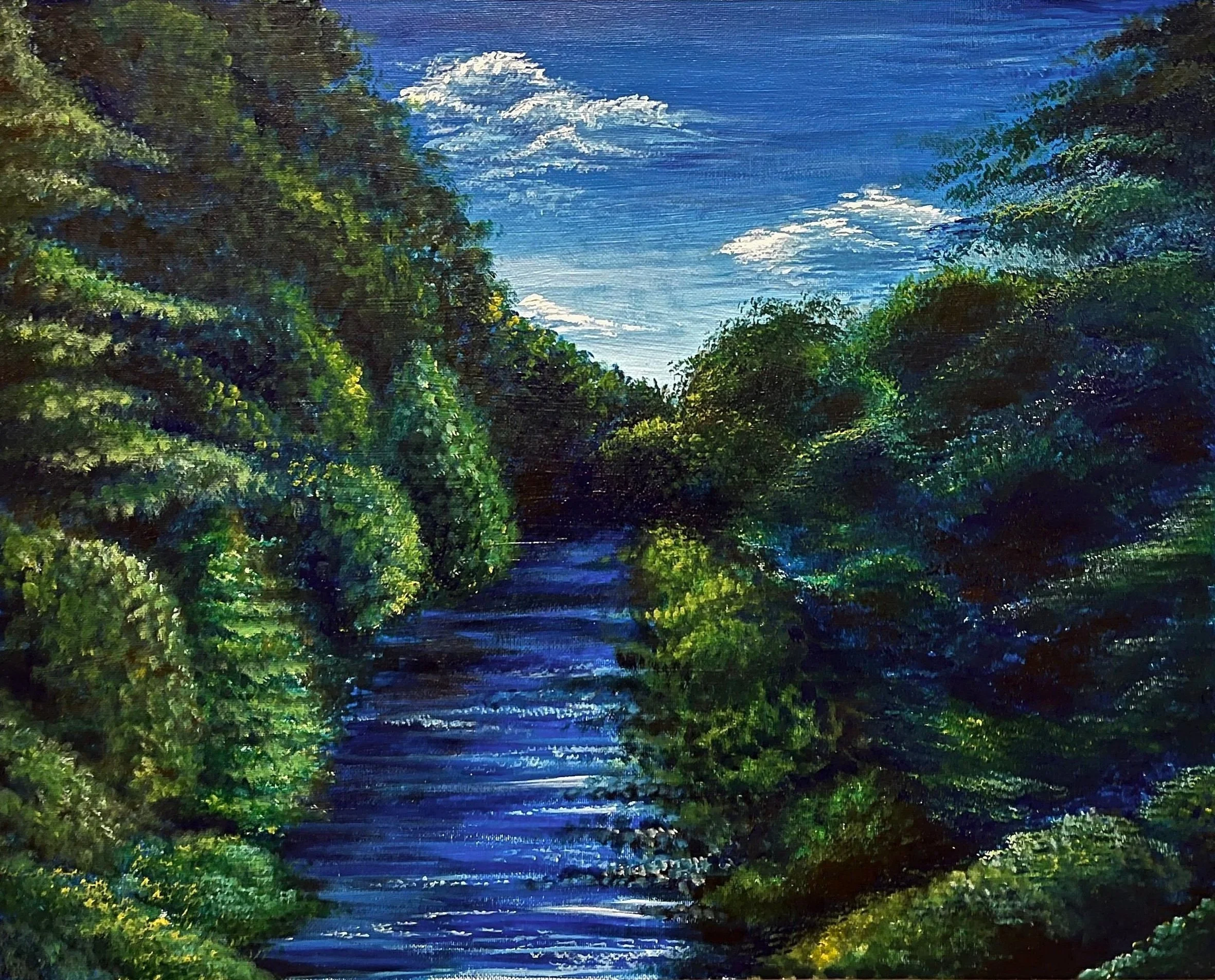 Day, Oil on canvas board, 2022