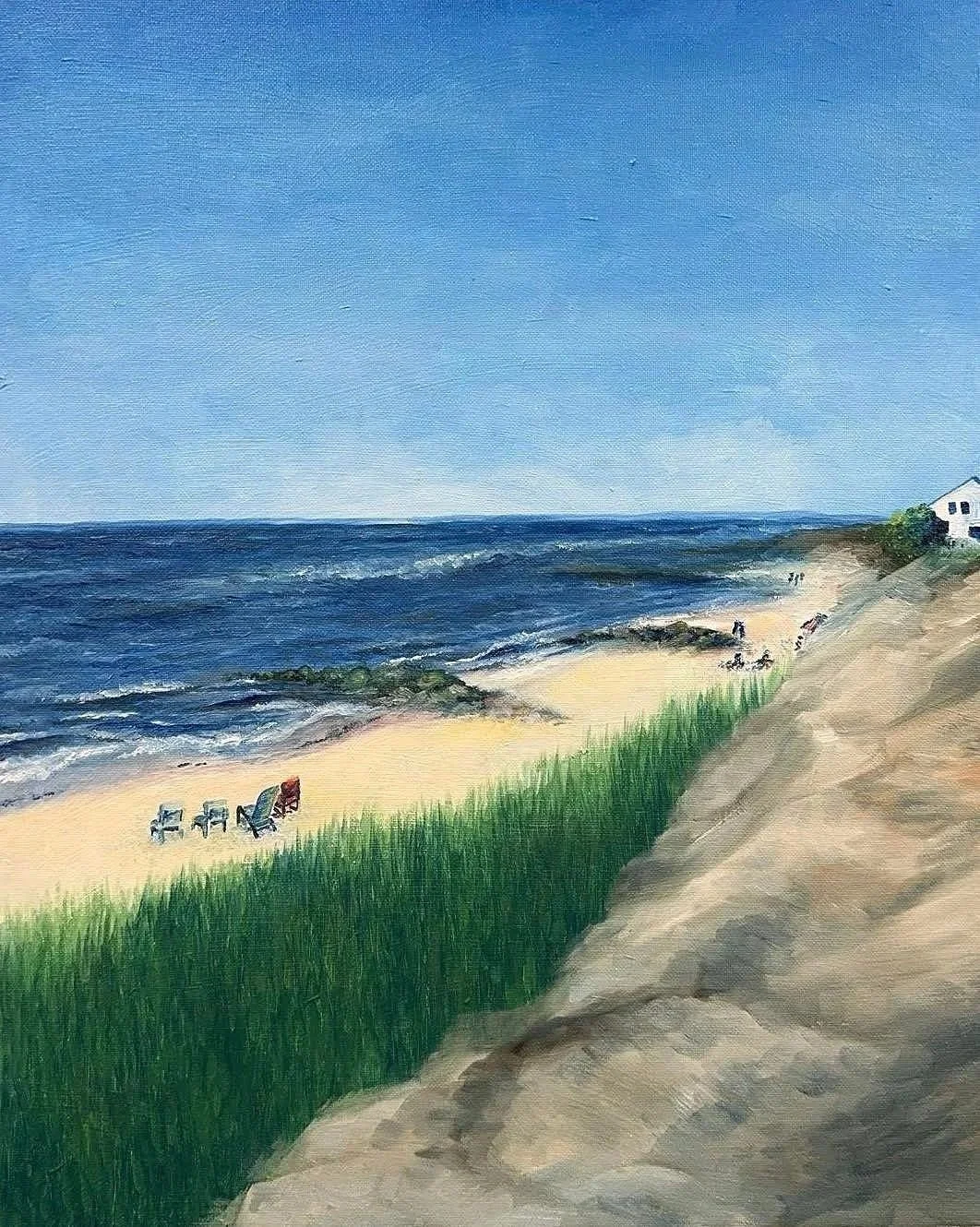 Cape Cod 2016, Oil on canvas board, 2024