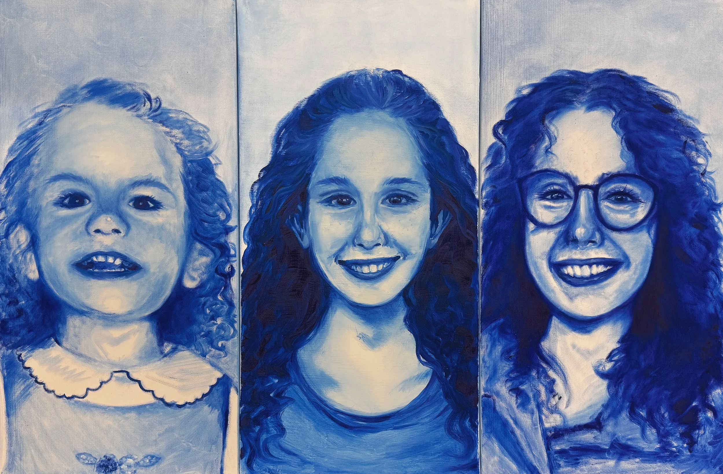 21 Years (Triptych), Oil on canvas, 2026