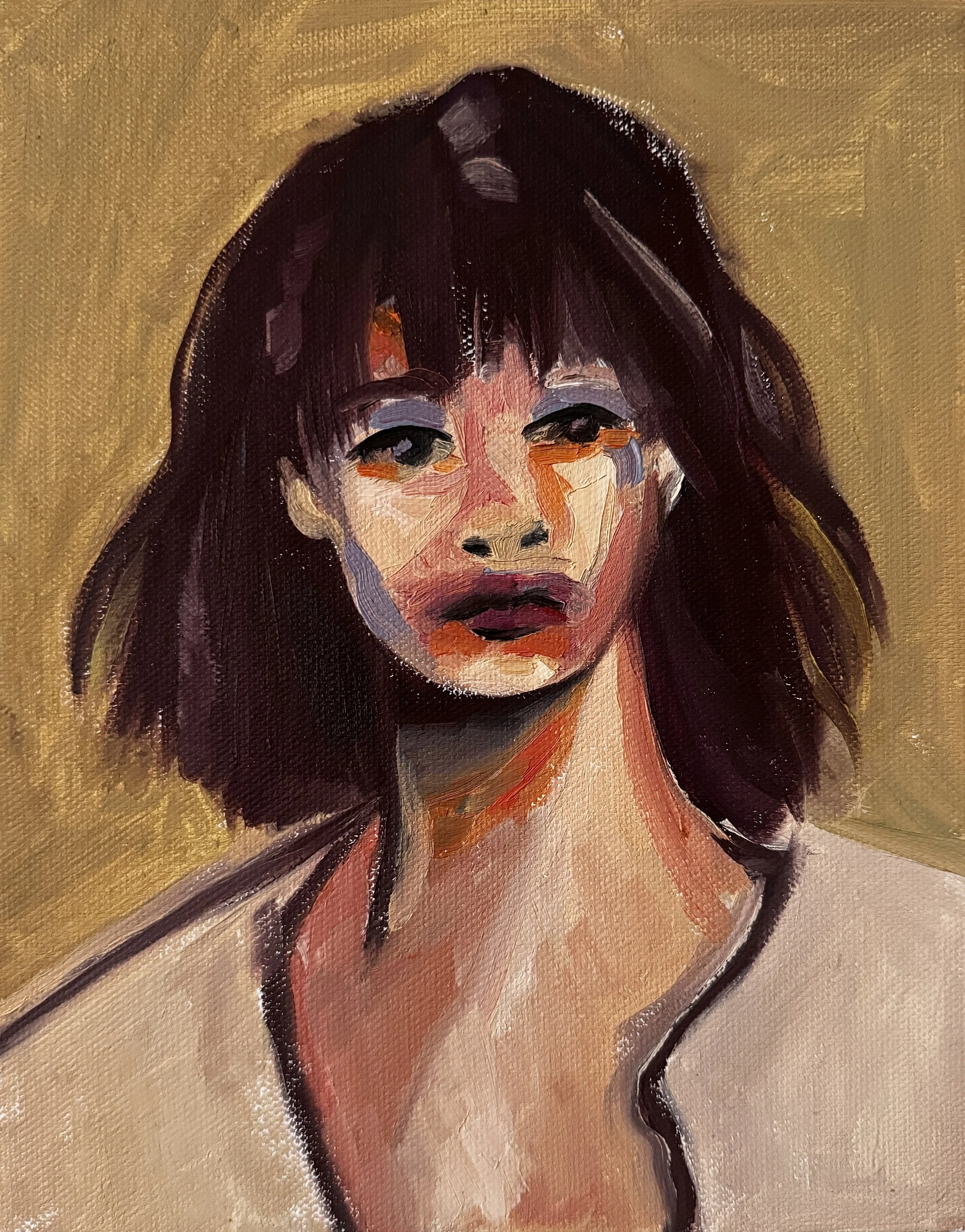 Claire Tabouret Study 1, Oil on canvas, 2024