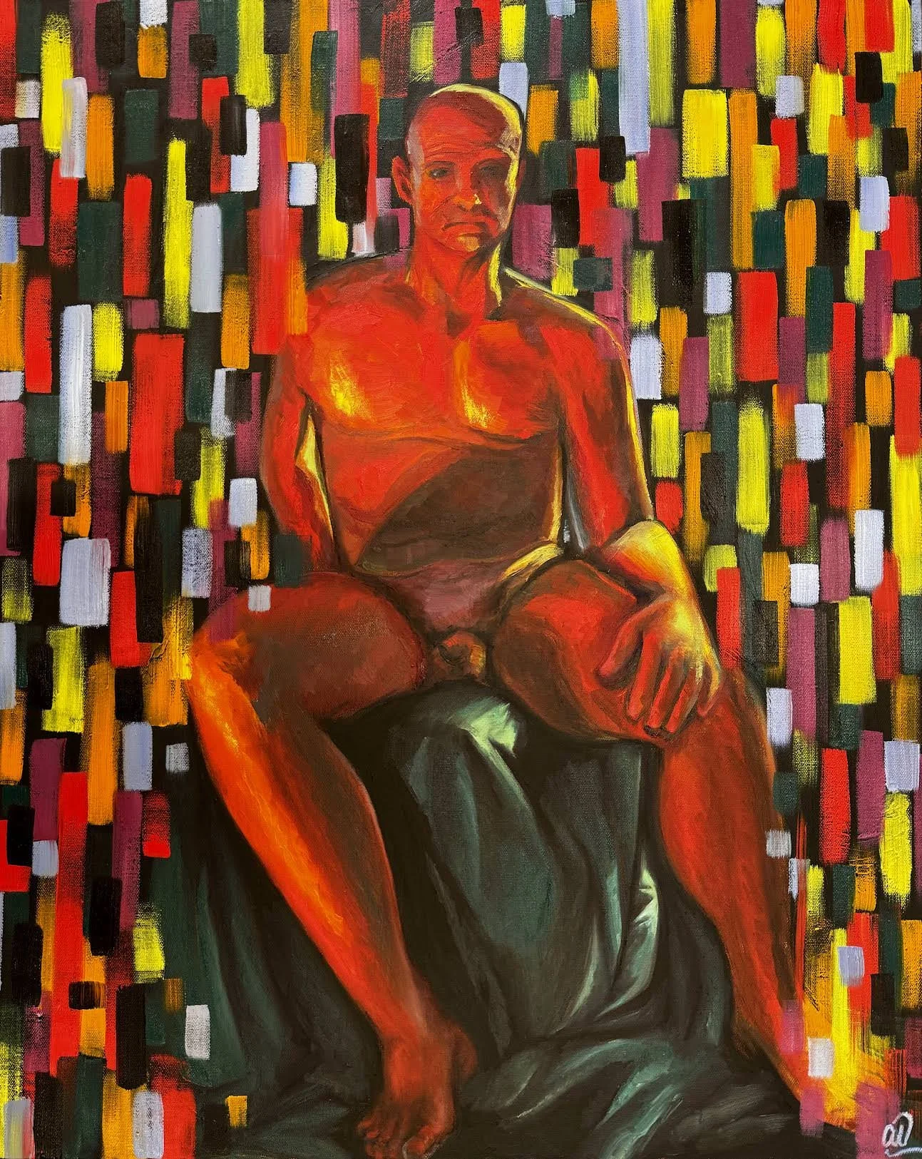Figure 2, Oil on canvas, 2024