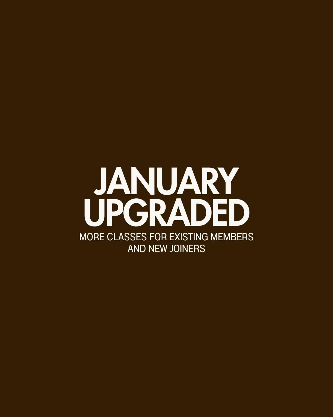 January just got upgraded ✨

New members enjoy an additional class plus a pair of NOI grip socks.

All active members also receive one extra class this January.

You will receive an email with your personal code after purchase or if you are an active