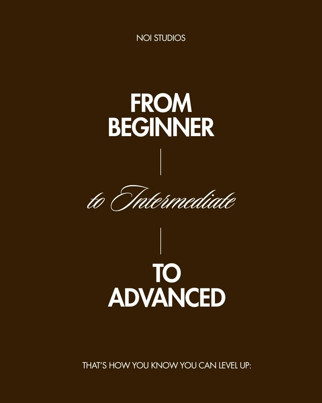 Not sure if it&rsquo;s time to progress? 
This post is for you ✨

Here&rsquo;s what you need to know. 🤍

#NOIStudiosBerlin #AthleticPilates #pilatesberlin