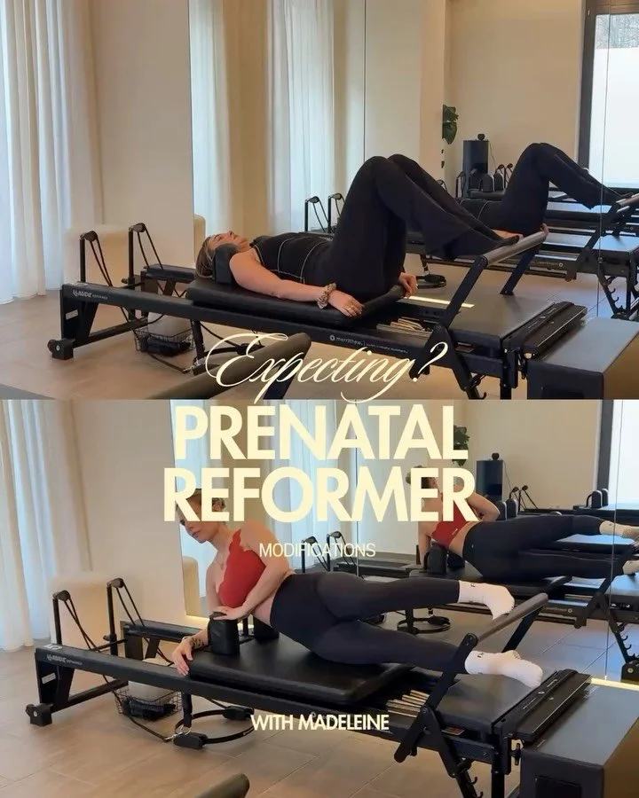 Move confidently through every stage of pregnancy ✨

Join Madeleine&rsquo;s classes. She is prenatal certified and offers the right support and thoughtful modifications throughout every class. 🤍

#NOIStudiosBerlin #PrenatalPilates #reformerpilates