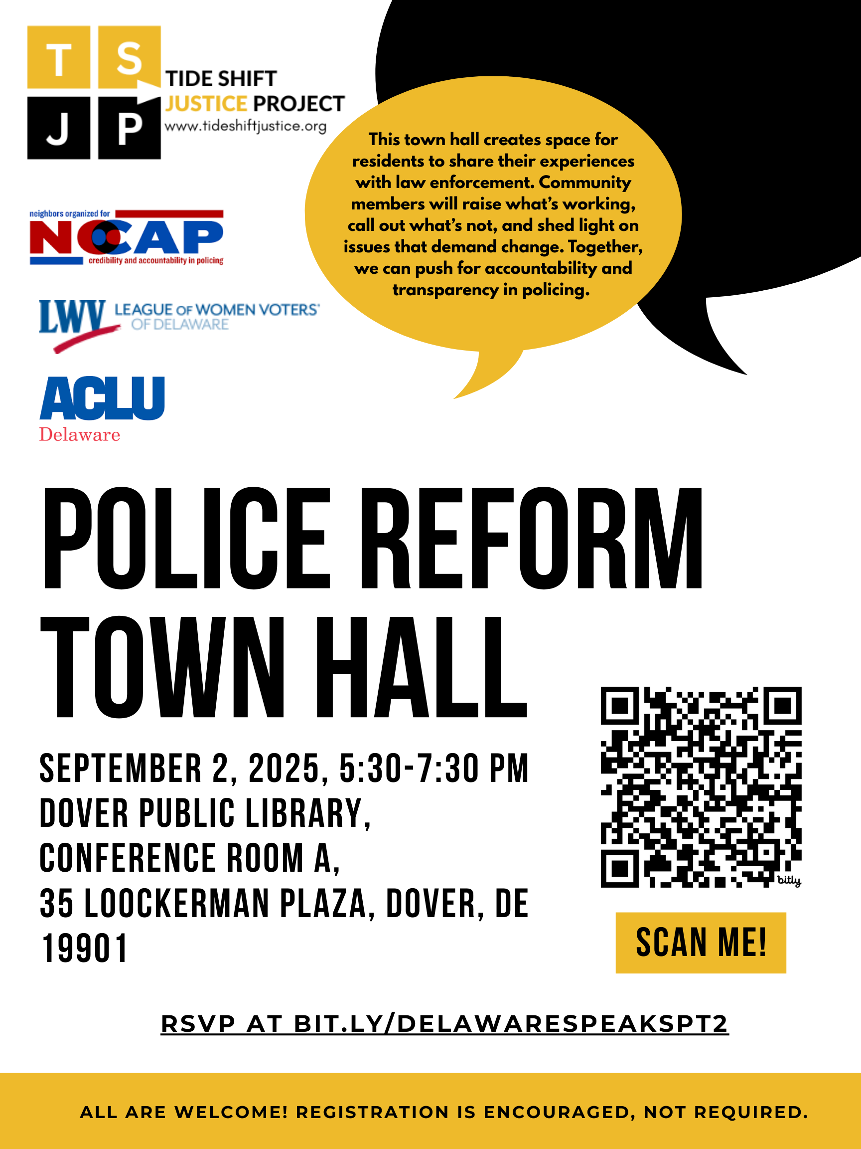 Police Reform Town Hall