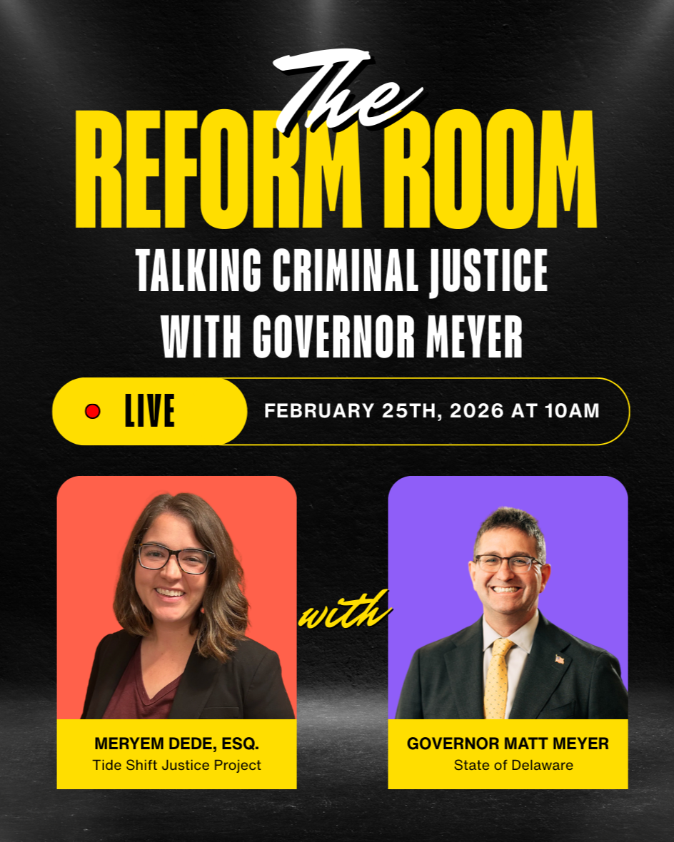 The Reform Room: Talking Criminal Justice with Governor Meyer (virtual)