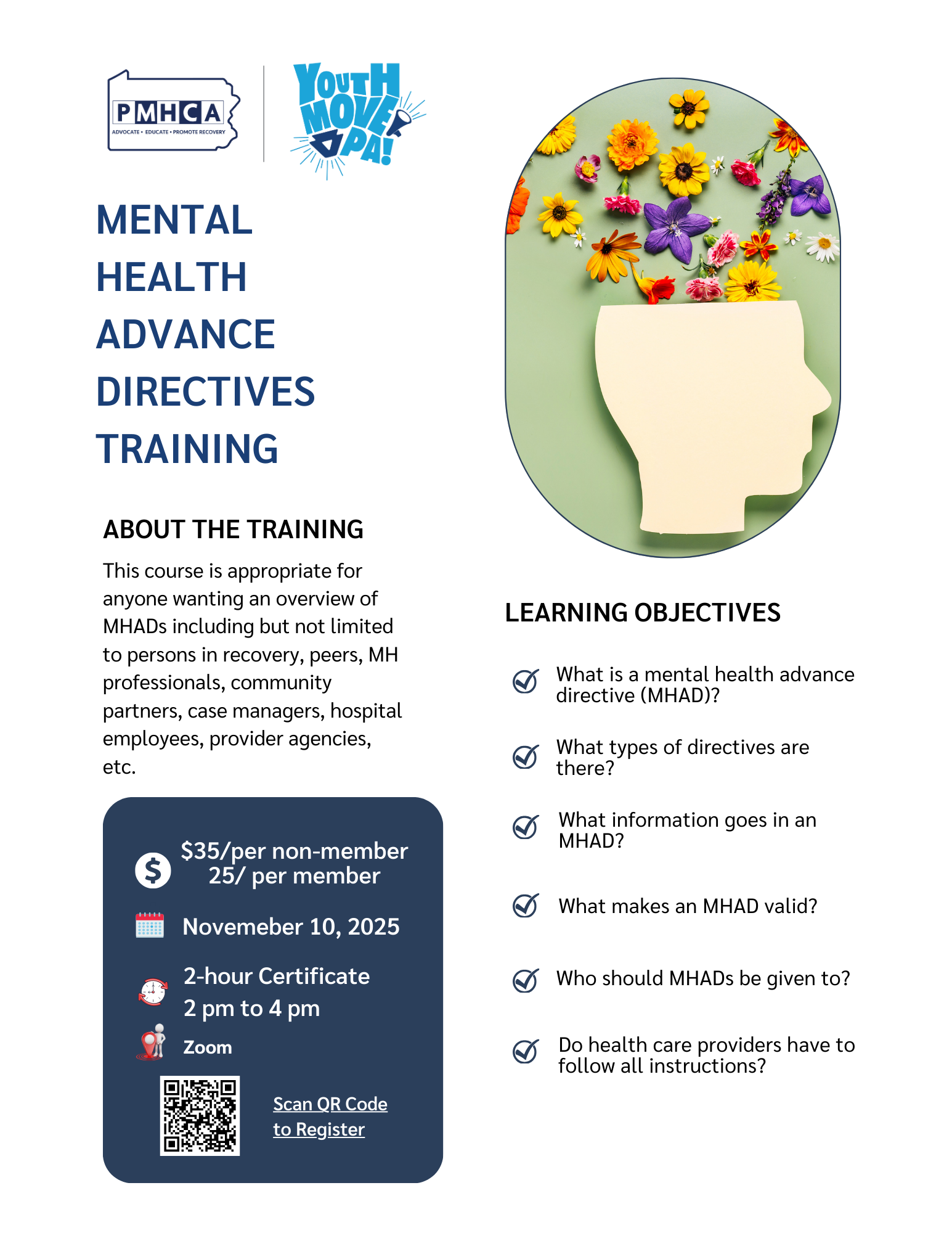 Mental Health Advanced Directives Training (MHAD)