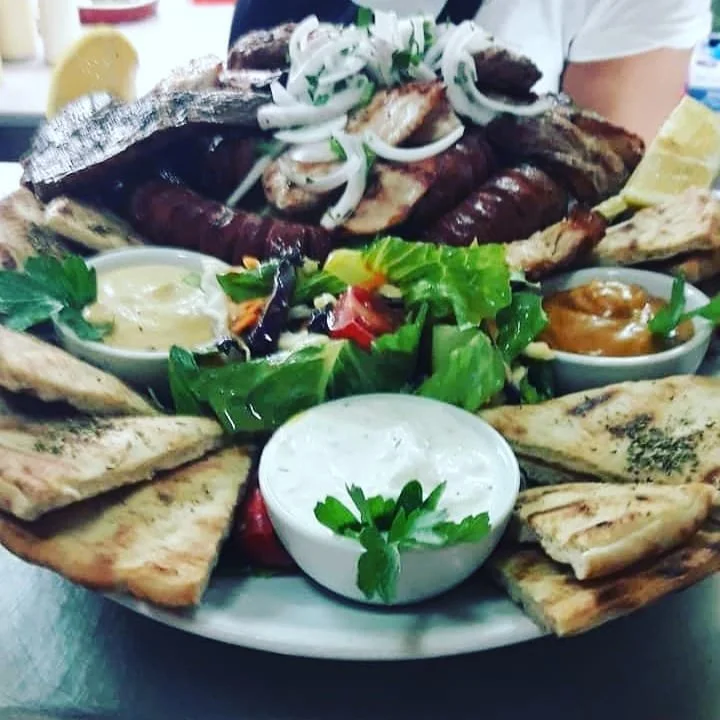 For meat lovers why not try our mix grill for 1 or to share ..#meatlovers#fresh#share#grill #mixedgrill #kardamena #holidays #&sup1;