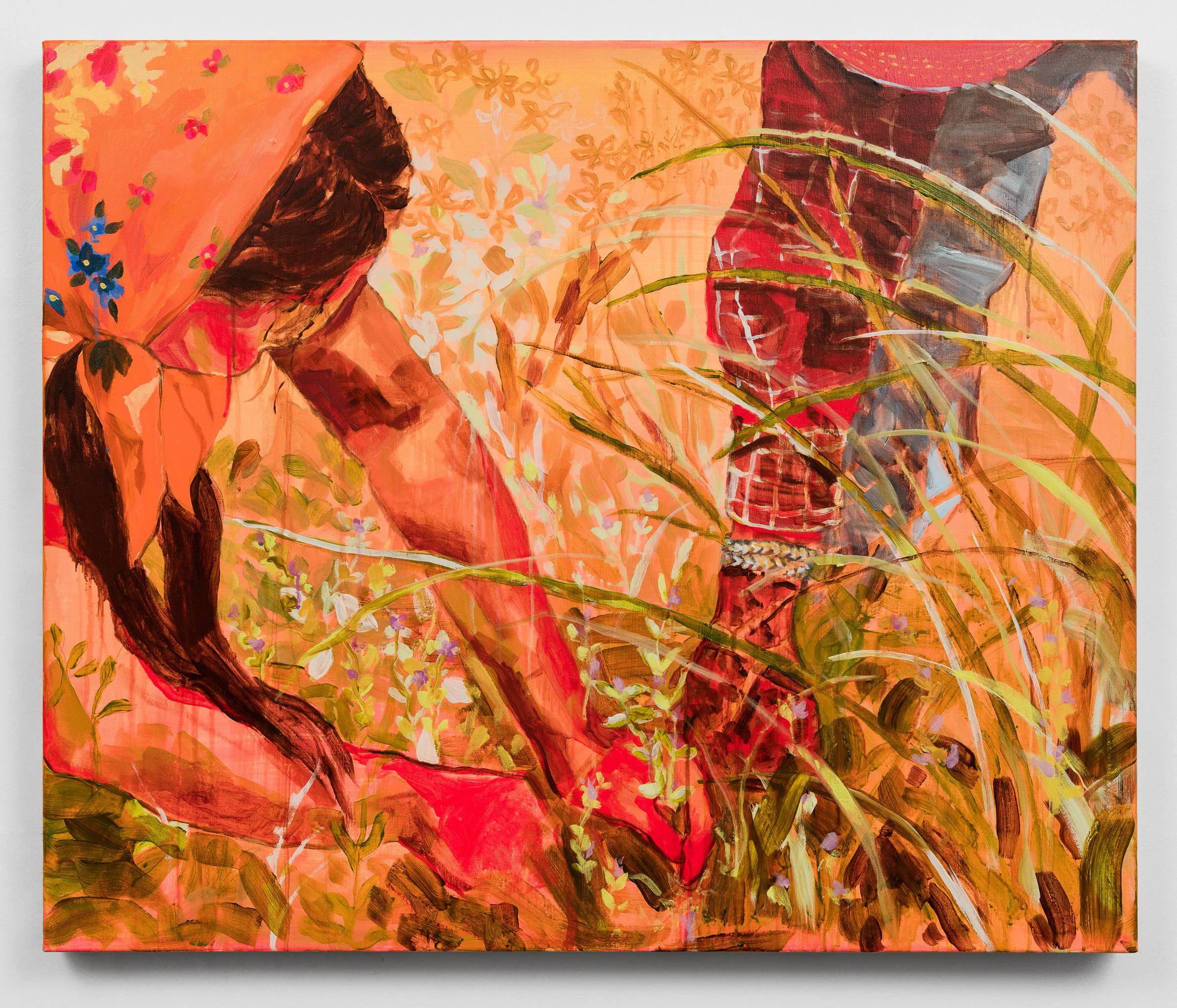 grow forever, 2025, acrylic on canvas, 30 x 36 in