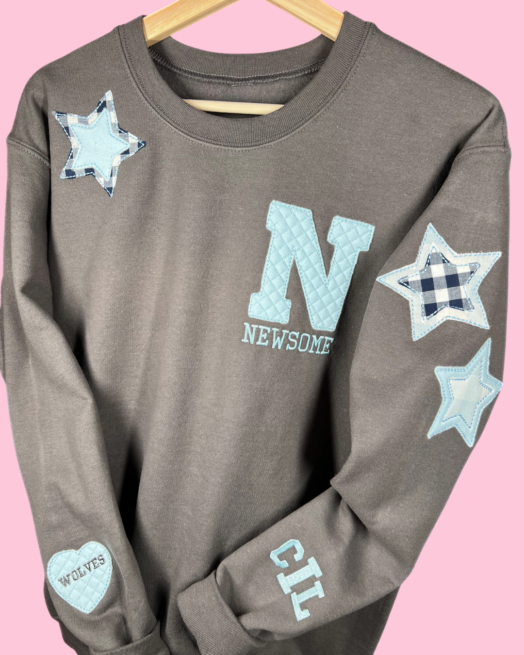 The Quilted Appliqué Sweatshirt