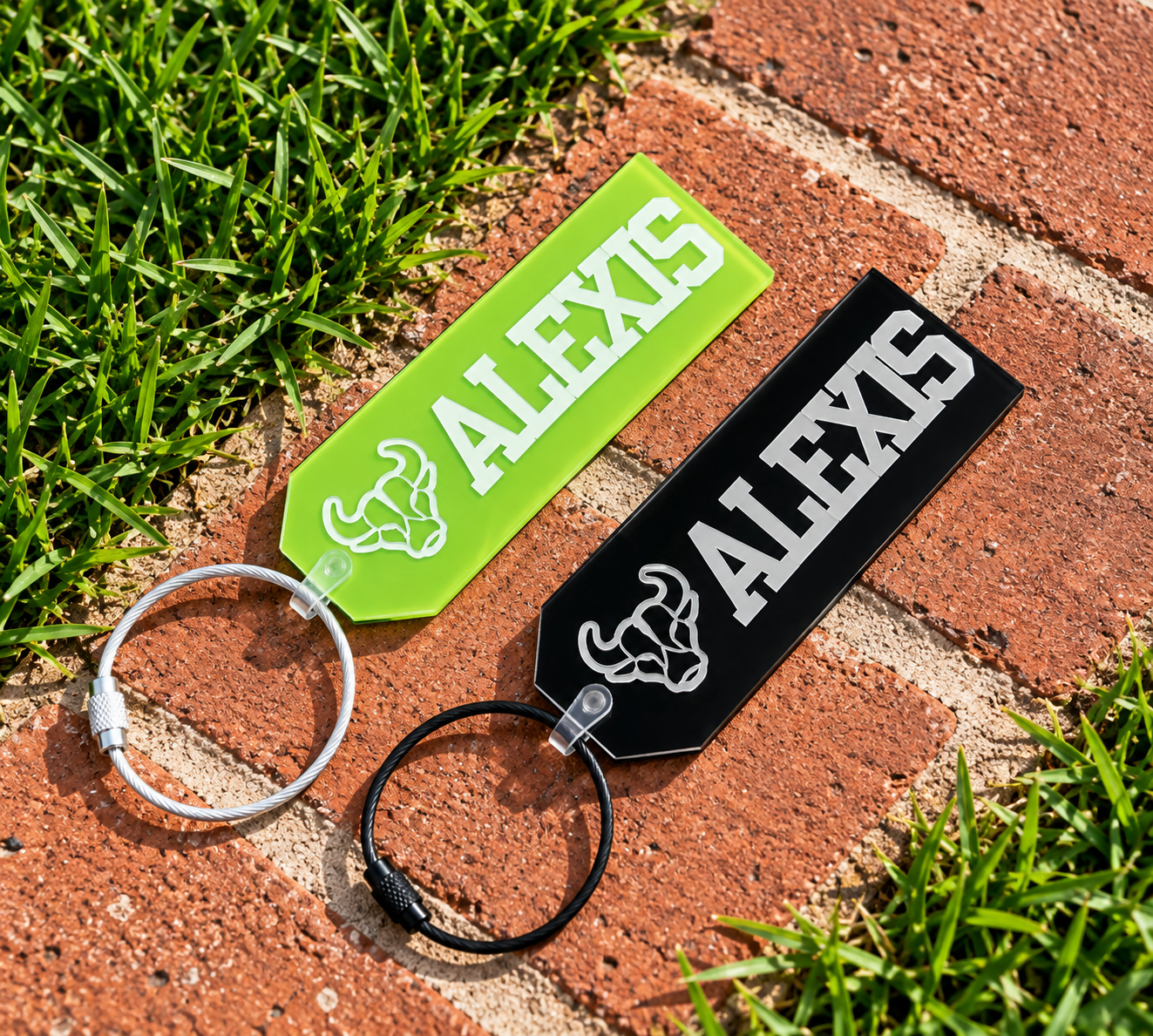 Customizable Acrylic Luggage Tags