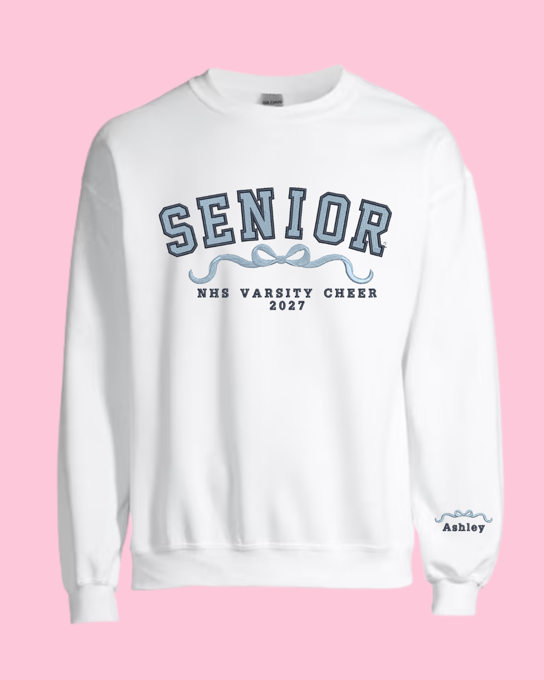 The  Embroidered Bow Sweatshirt
