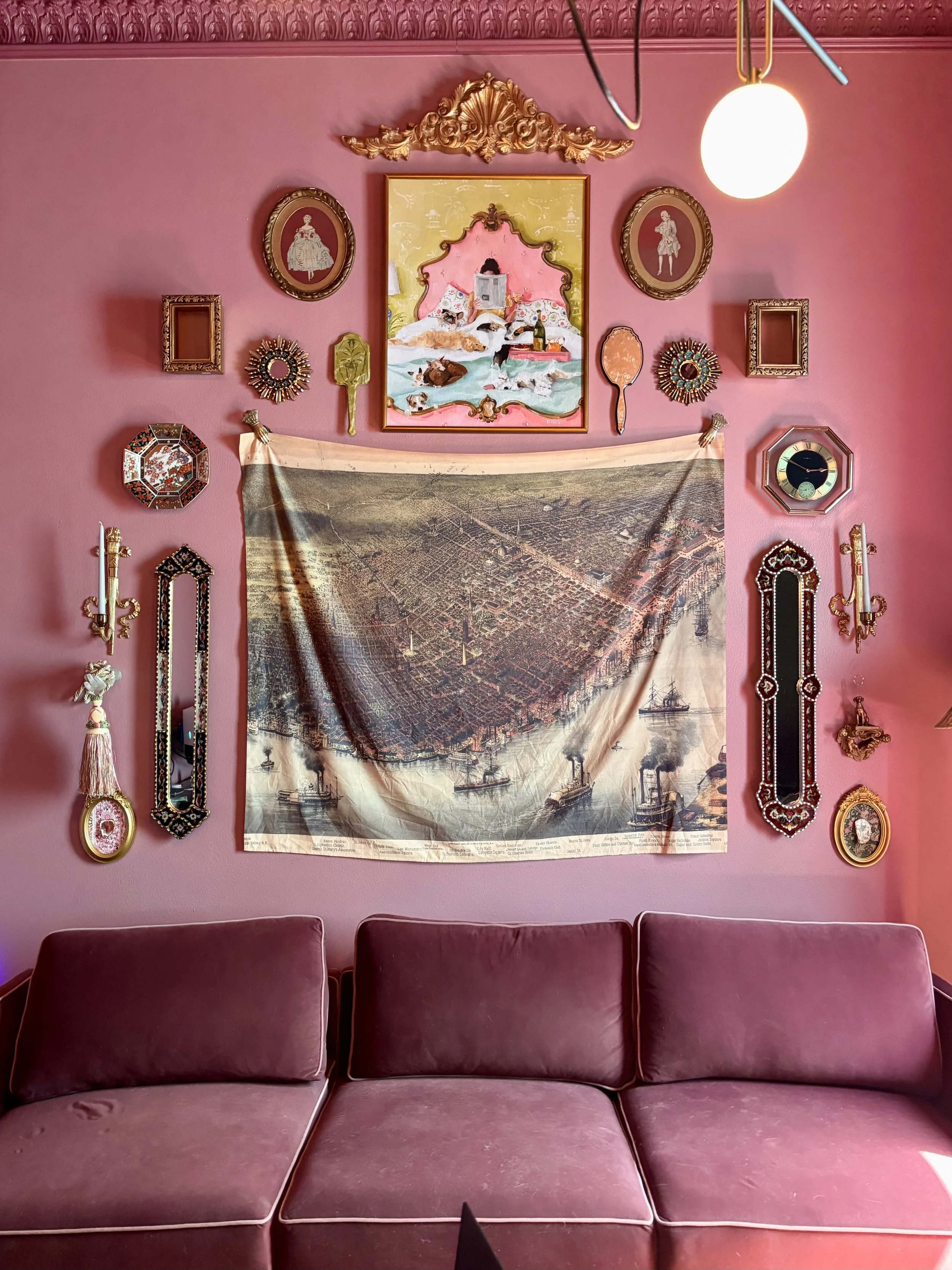 ART CURATION, LAYOUT, INSTALL | CLIENT OF MAUREEN STEVENS