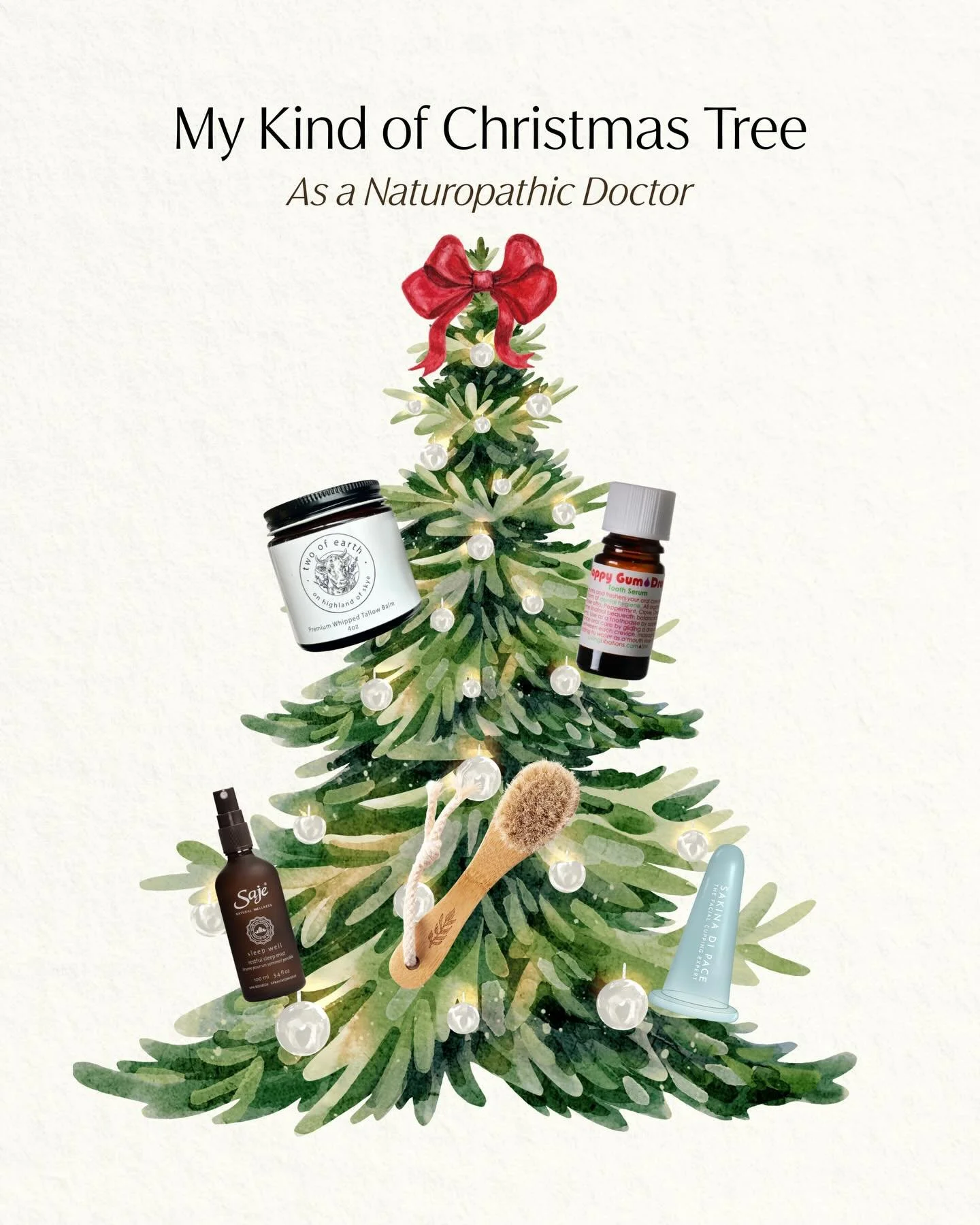 Christmas is right around the corner, and if you&rsquo;re still searching for meaningful, feel-good ideas, here are my top 5 holistic health gifts this year.

🎁 Premium Whipped Tallow Balm from @two.of.earth.tallow: The best way to protect the skin 