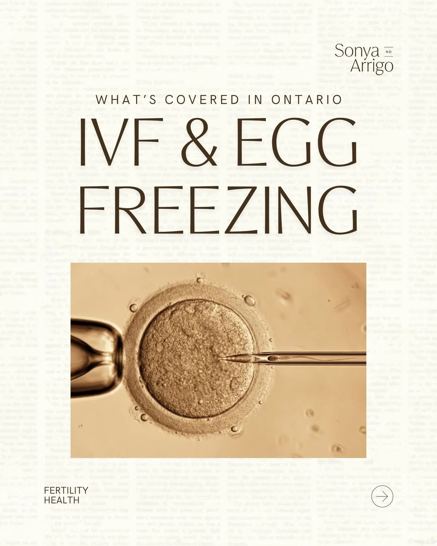 If you&rsquo;ve ever gone down a fertility rabbit hole and thought, why is this so confusing? You&rsquo;re not alone.

IVF and egg freezing in Ontario can feel overwhelming, especially when funding, costs, and timelines are not clearly explained. Thi